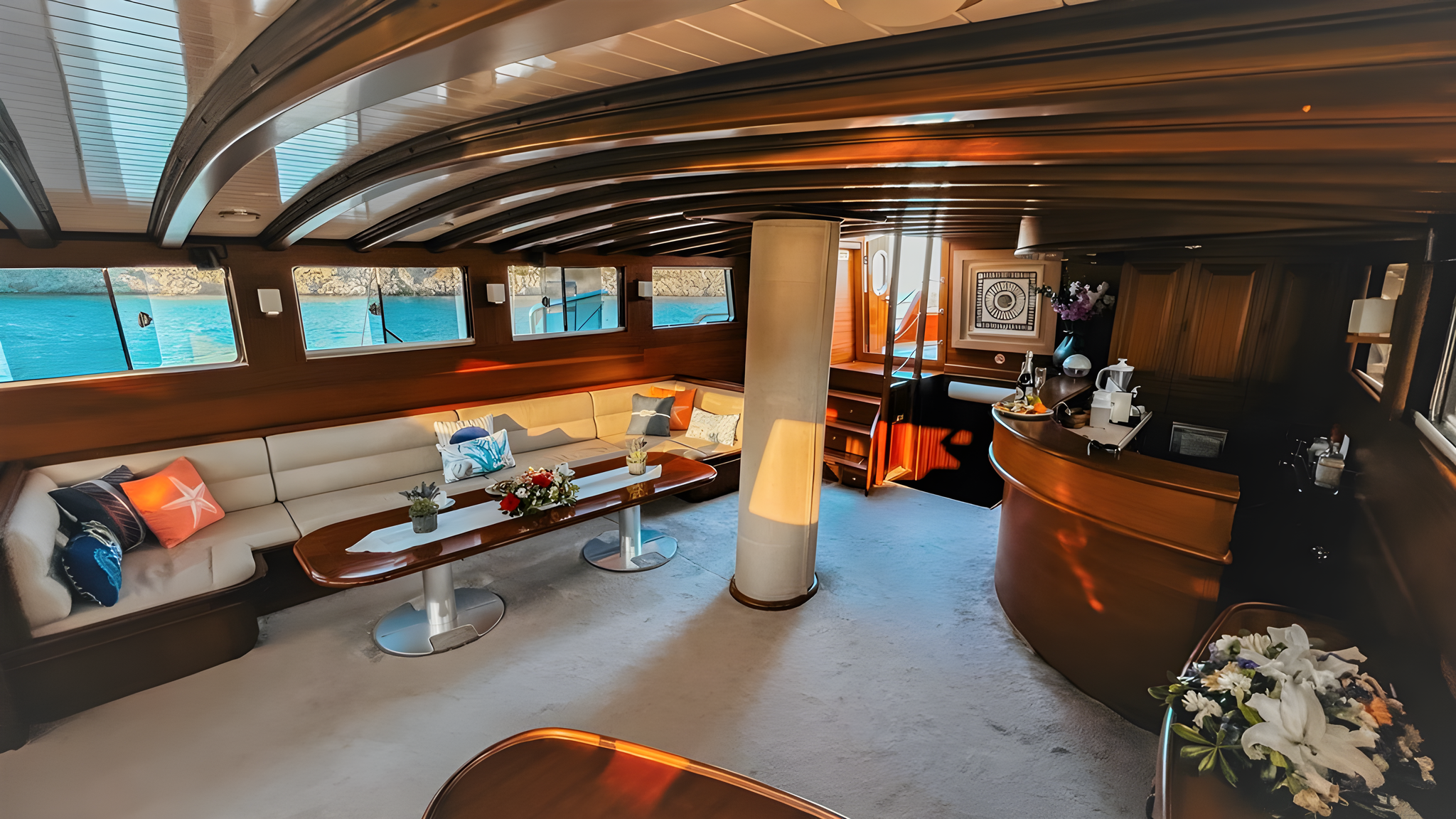 Wicked Felina gulet amenities exterior deck in Türkiye