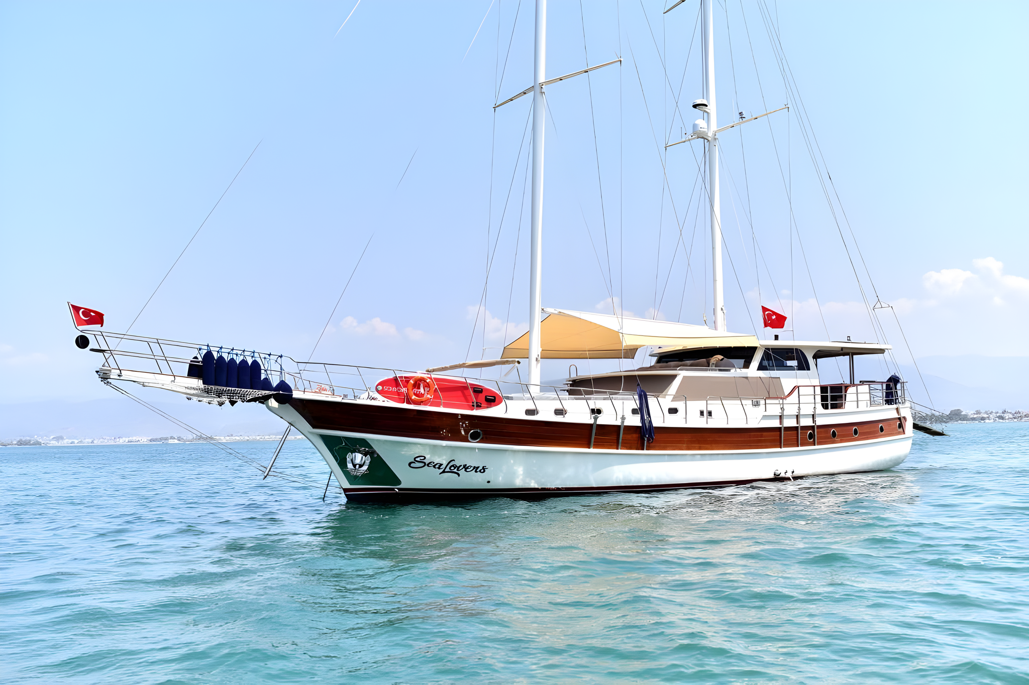 Wicked Felina gulet amenities exterior deck in Türkiye