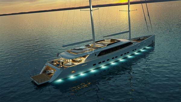 Ad Astra gulet exterior deck in Croatia