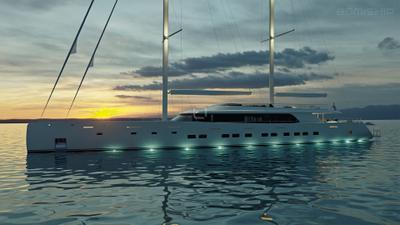 Ad Astra gulet amenities exterior deck in Croatia