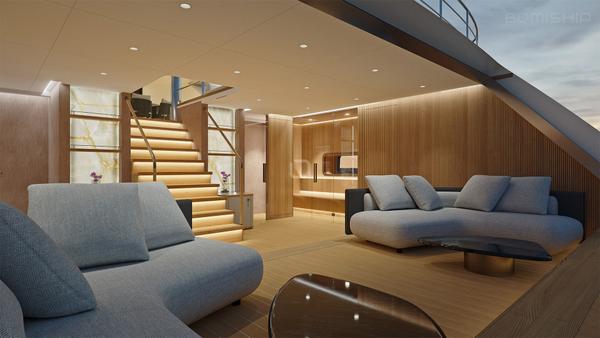 Ad Astra gulet amenities exterior deck in Croatia