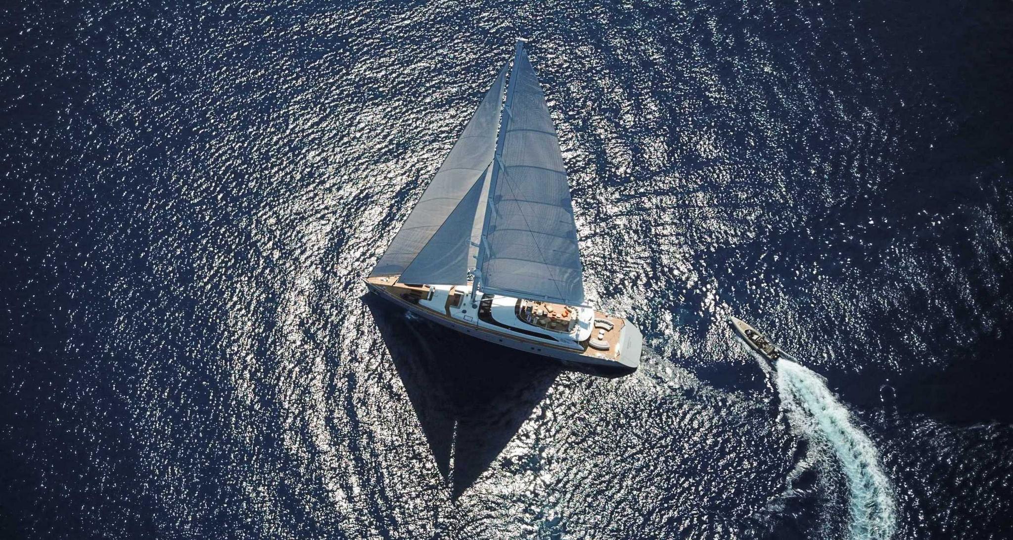 All About U 2 gulet aerial view in Türkiye