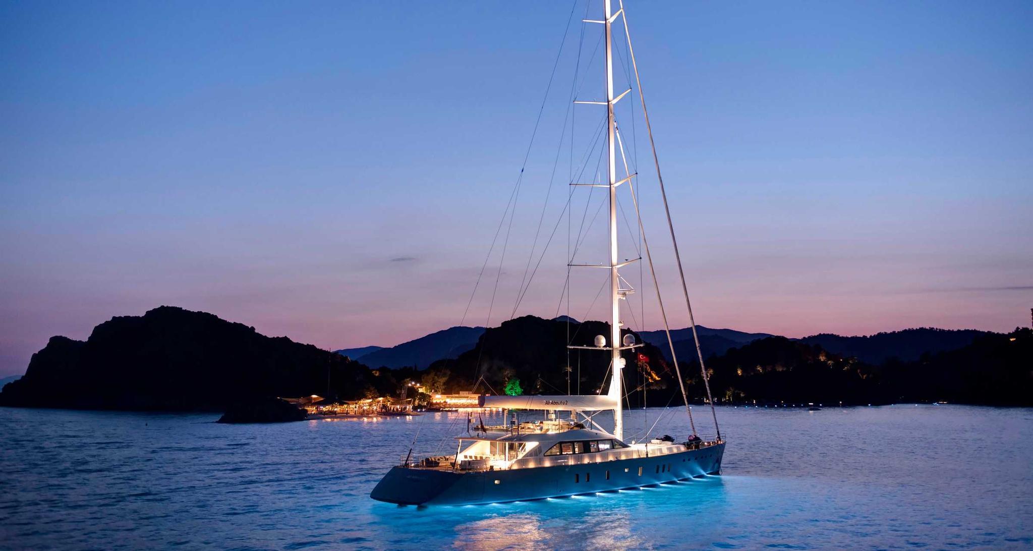 All About U 2 gulet amenities aerial view in Türkiye