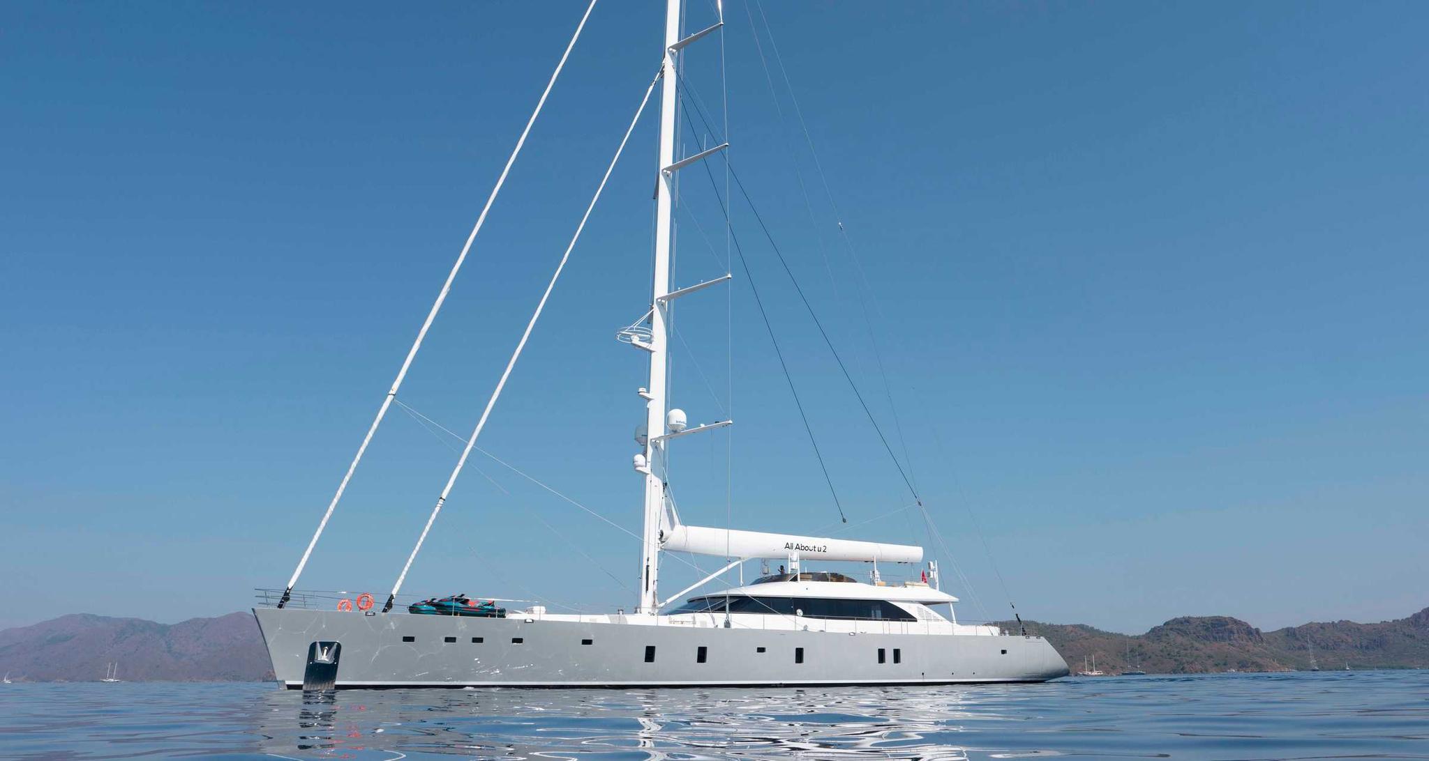 All About U 2 gulet amenities aerial view in Türkiye