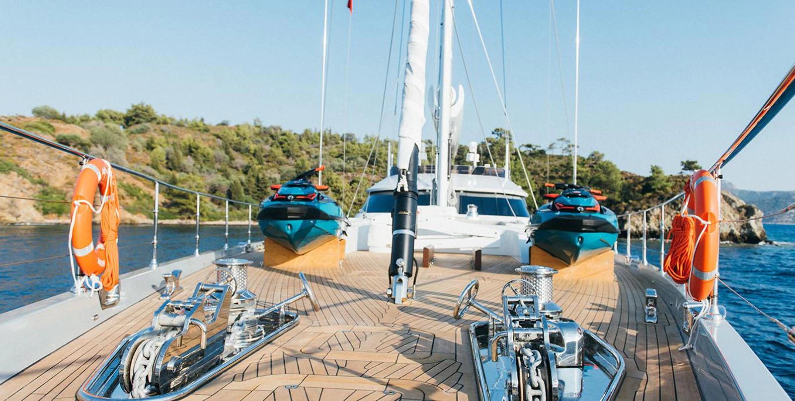 All About U 2 gulet amenities exterior deck in Türkiye