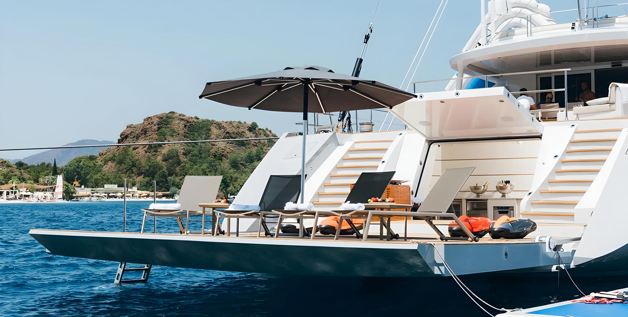 All About U 2 gulet amenities exterior deck in Türkiye