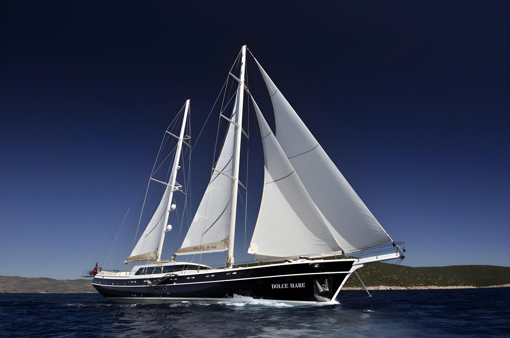 Dolce Mare gulet amenities exterior deck in Türkiye