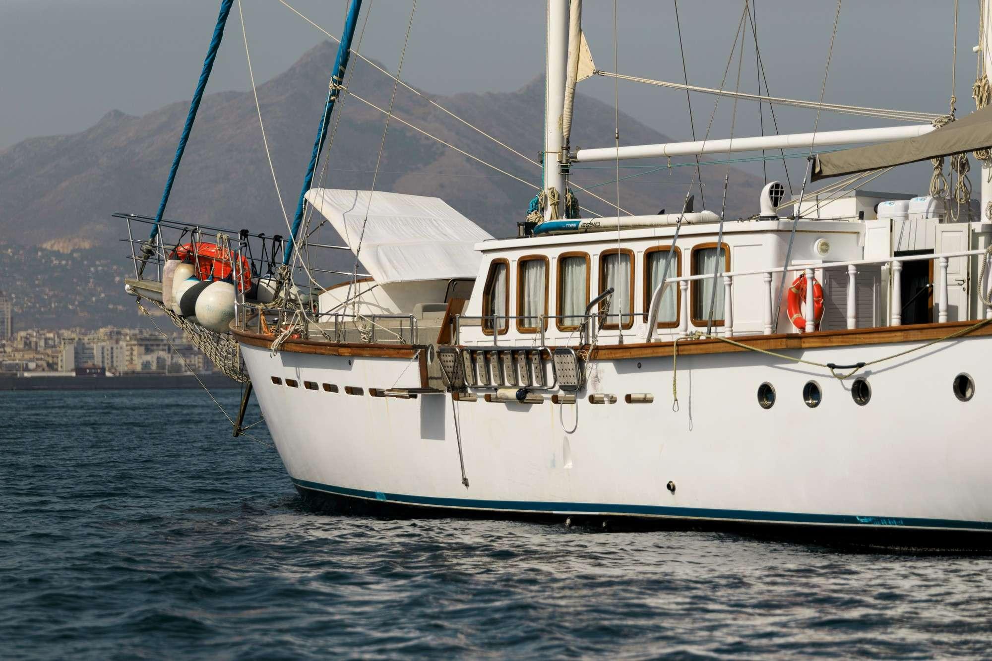 Dvi Marije gulet exterior deck in Italy