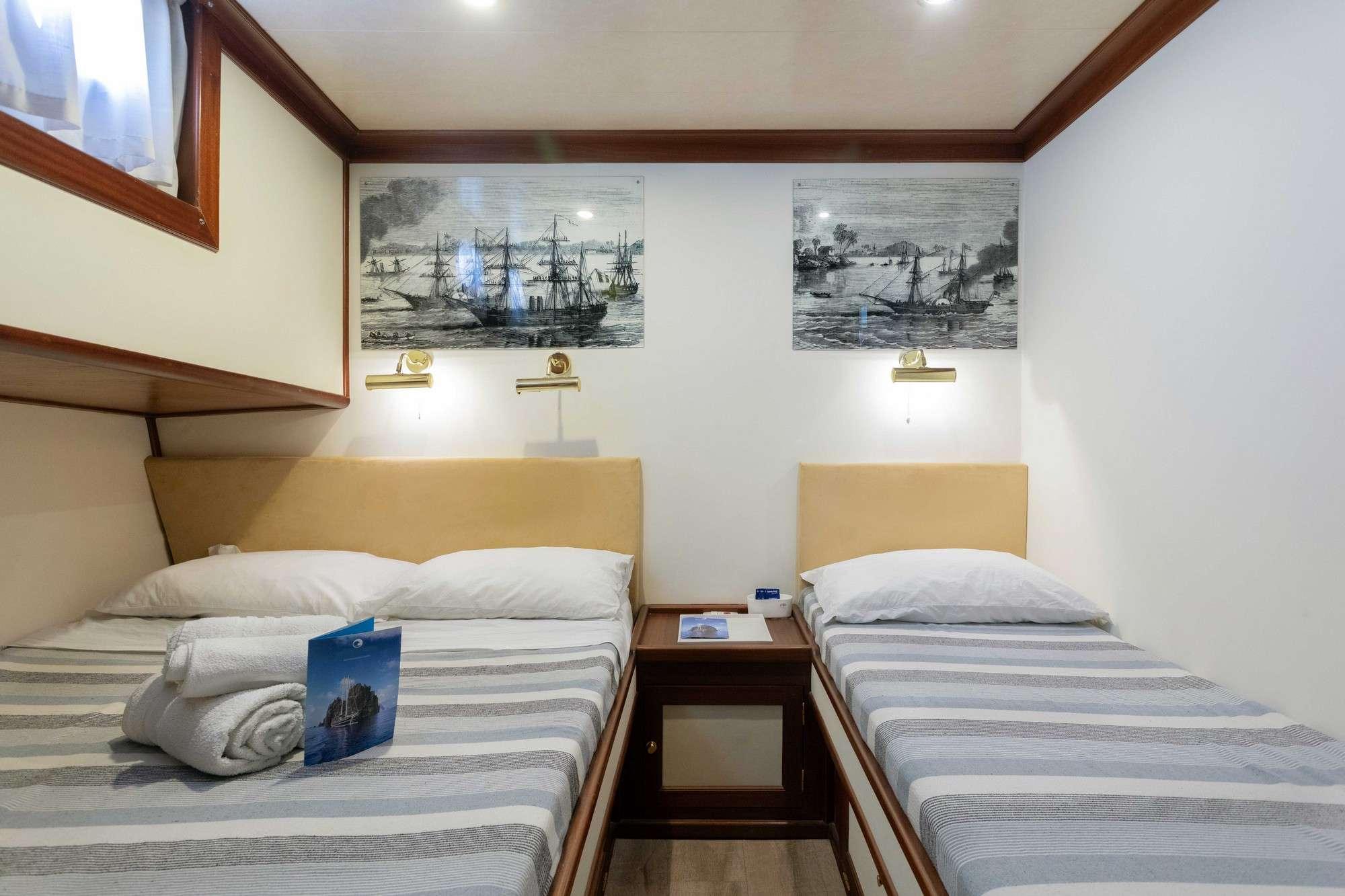 Dvi Marije gulet accommodation interior cabin in Italy