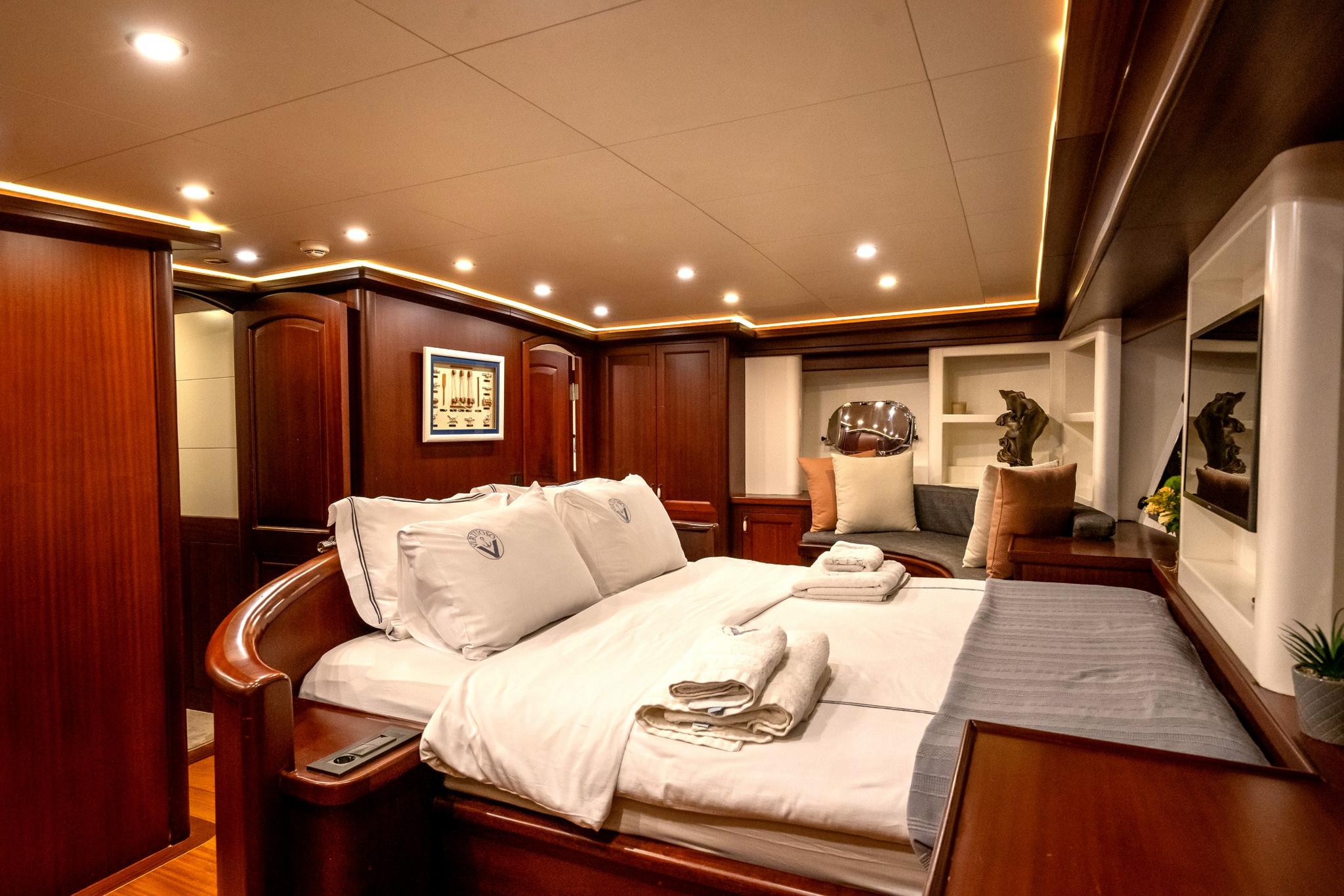 Virtuoso gulet accommodation interior cabin in Greece