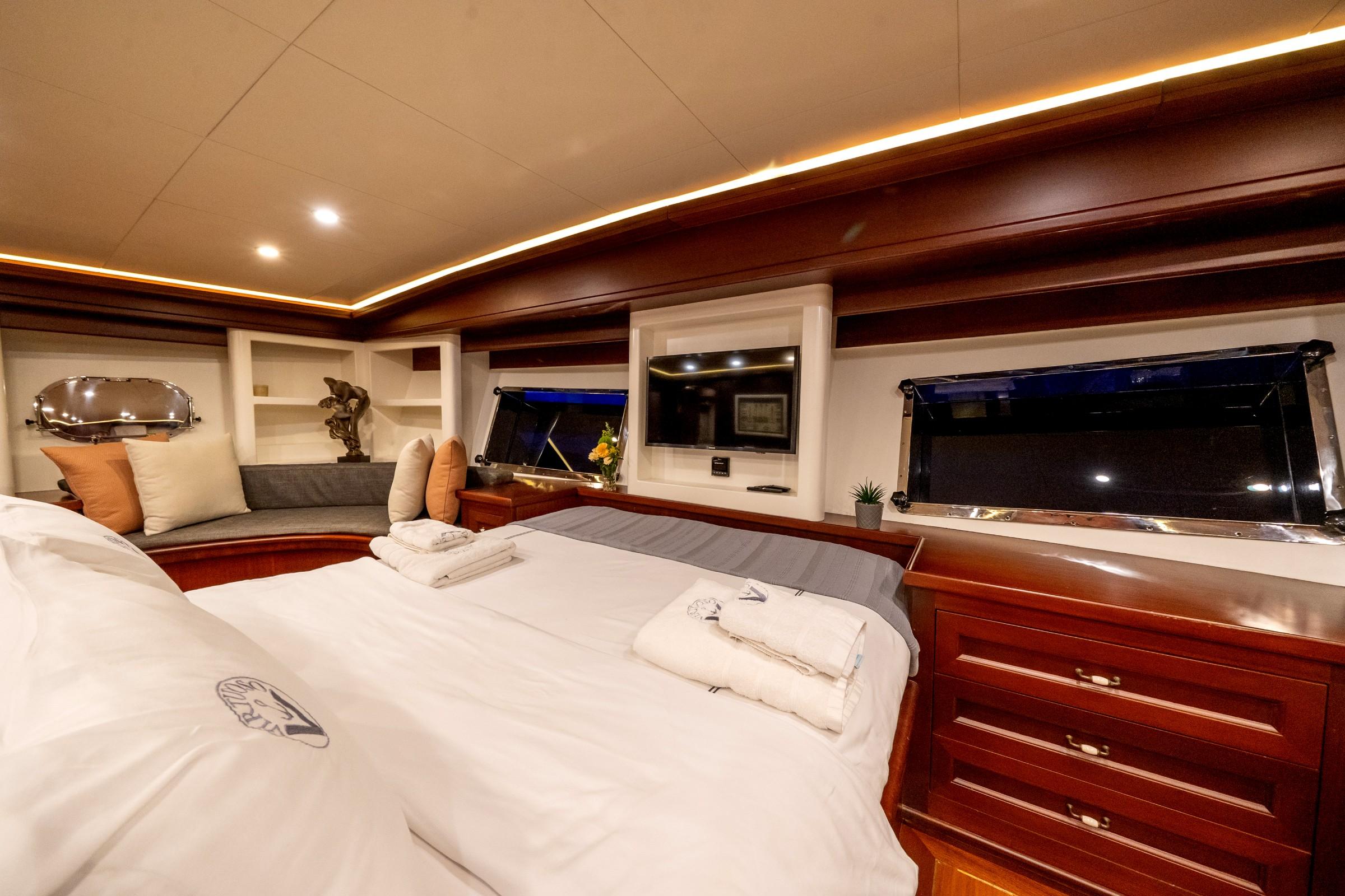 Virtuoso gulet accommodation interior cabin in Greece