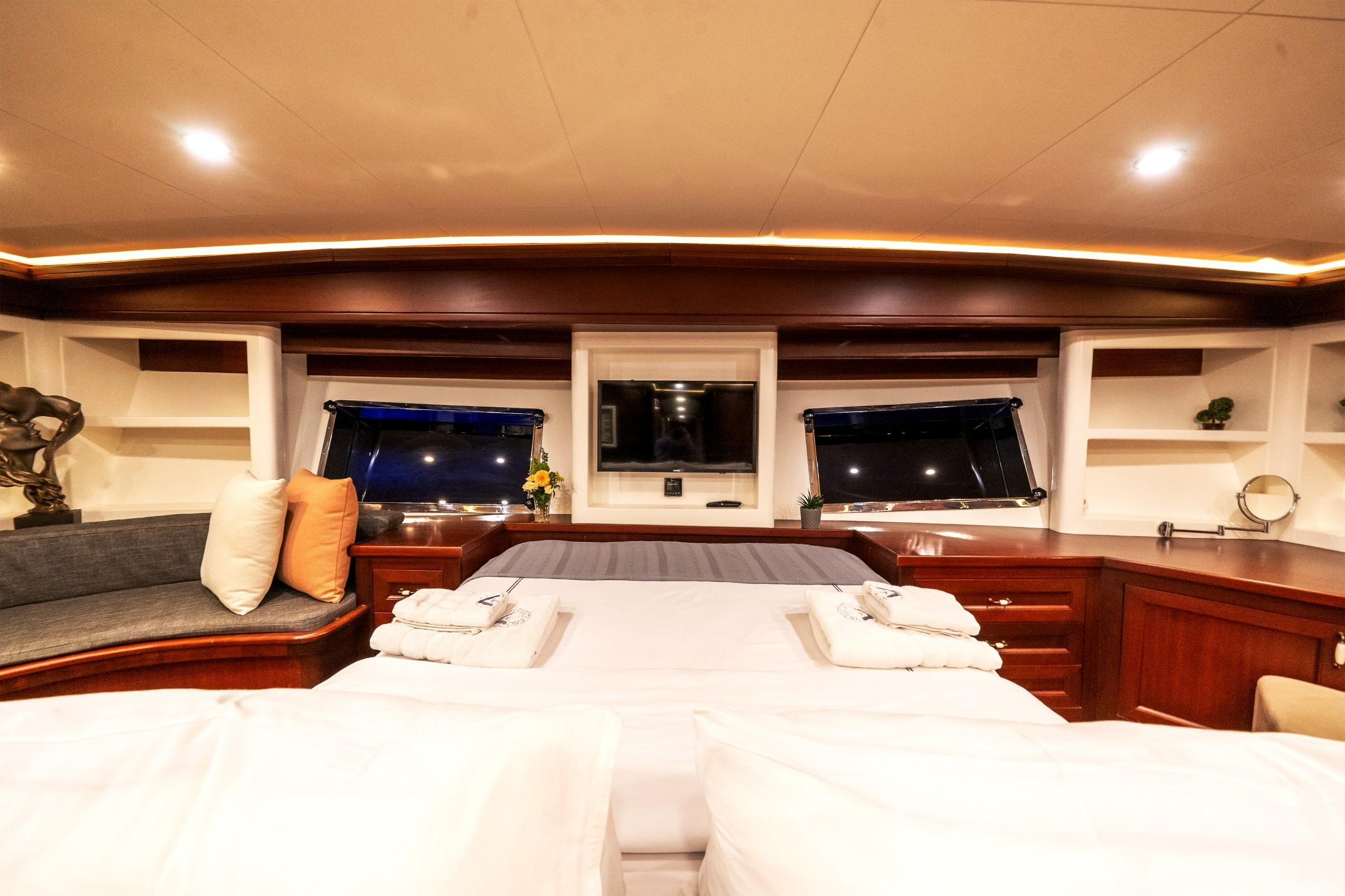 Virtuoso gulet accommodation interior cabin in Greece