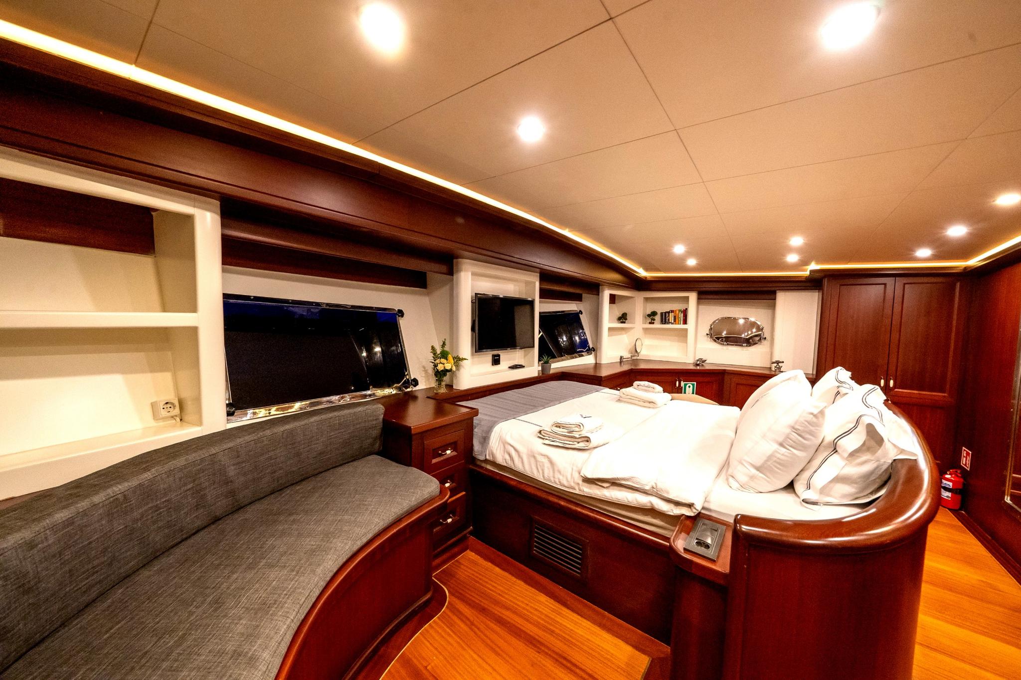 Virtuoso gulet accommodation interior cabin in Greece