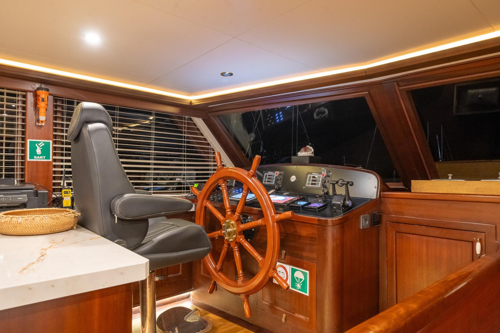 Virtuoso gulet amenities interior cabin in Greece