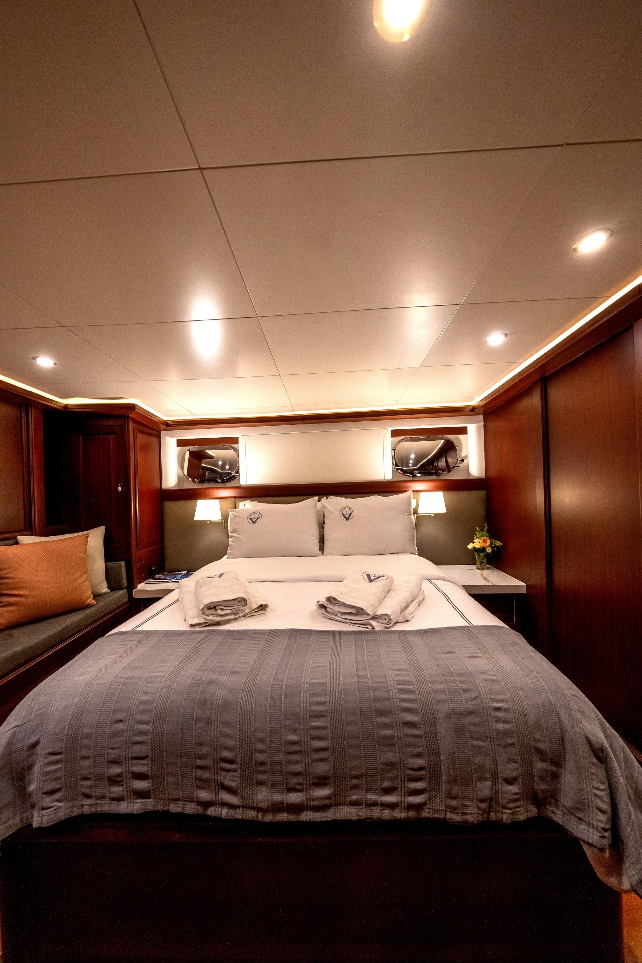 Virtuoso gulet accommodation interior cabin in Greece