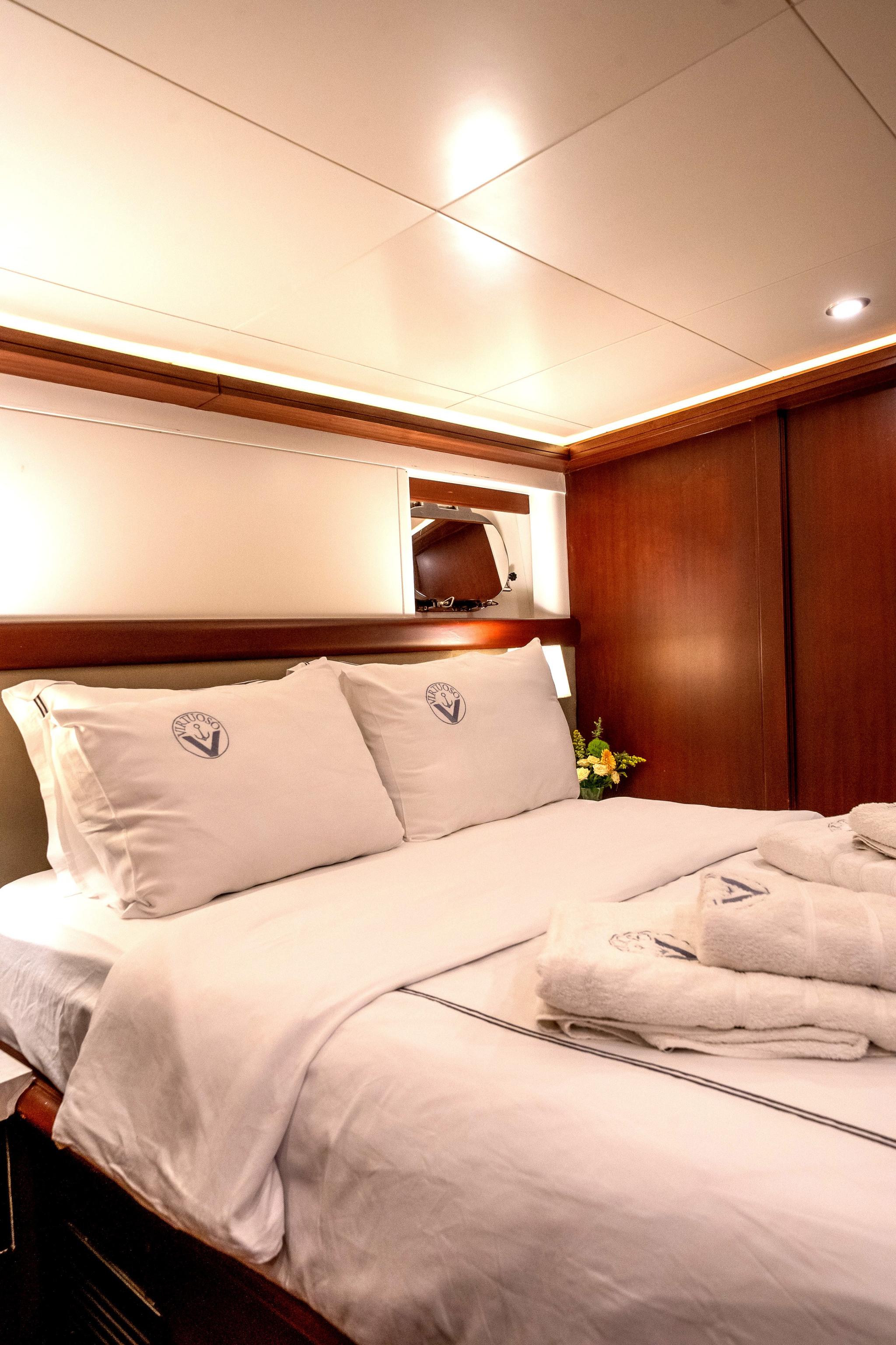 Virtuoso gulet accommodation interior cabin in Greece