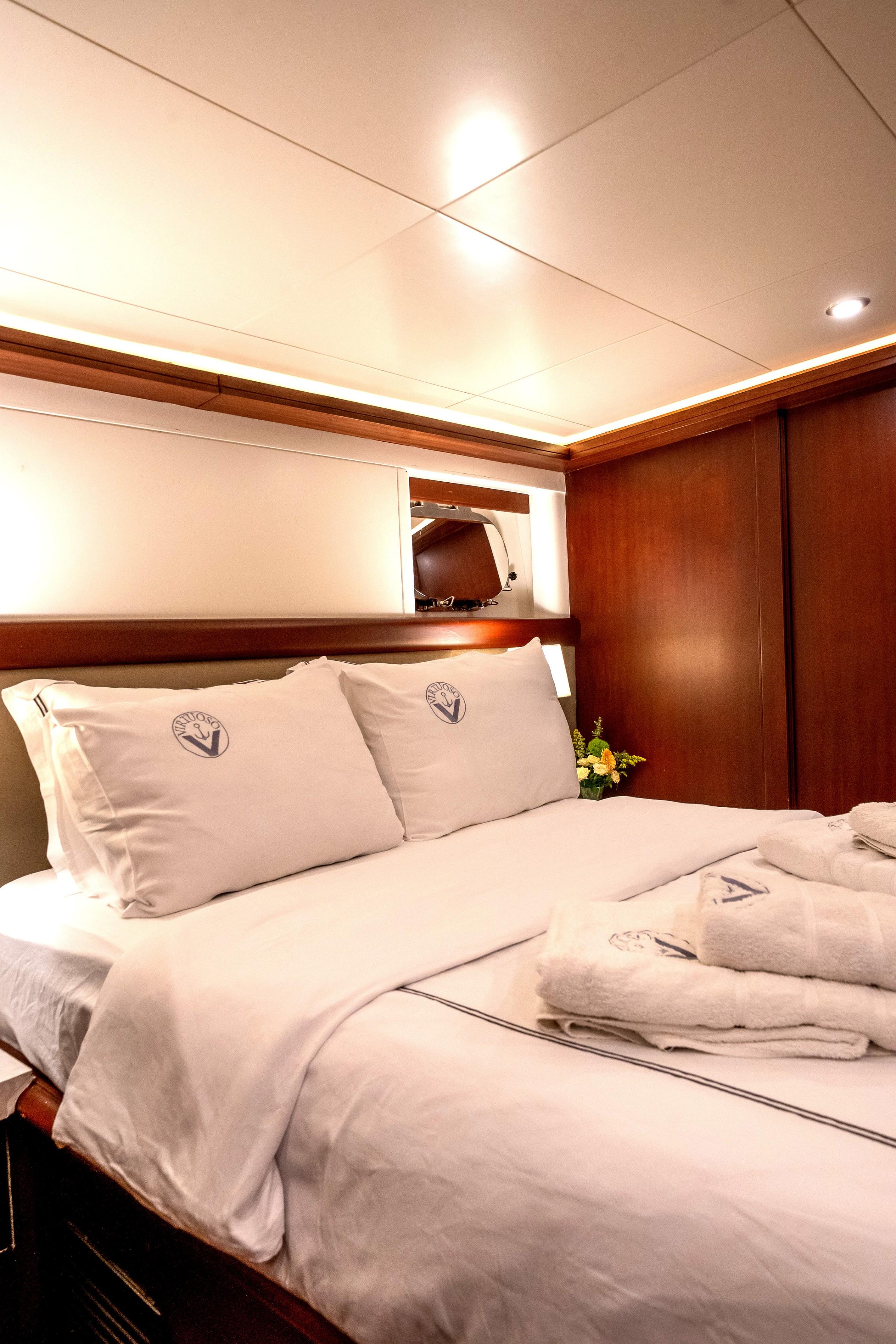 Virtuoso gulet accommodation interior cabin in Greece
