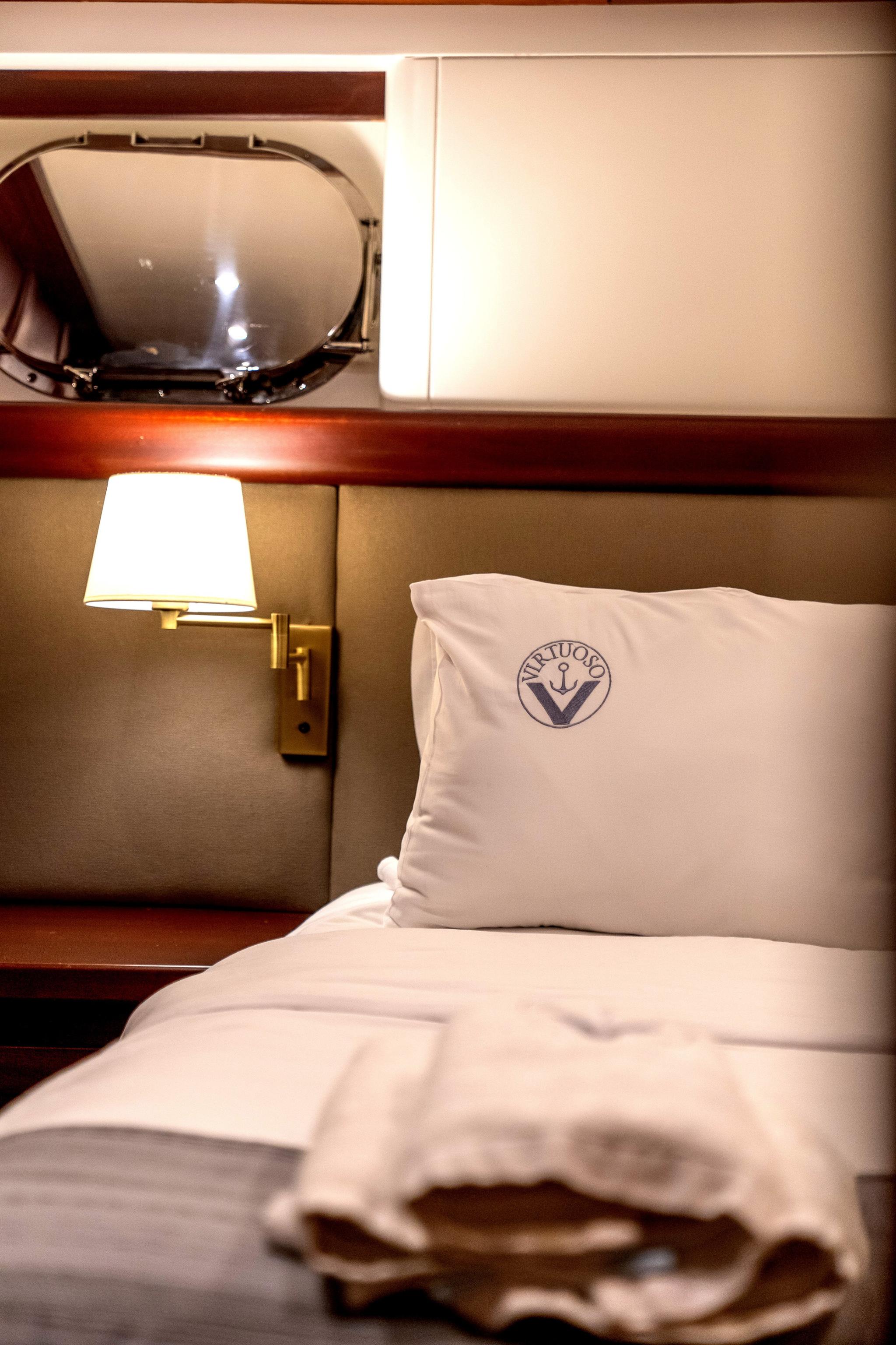 Virtuoso gulet accommodation interior cabin in Greece