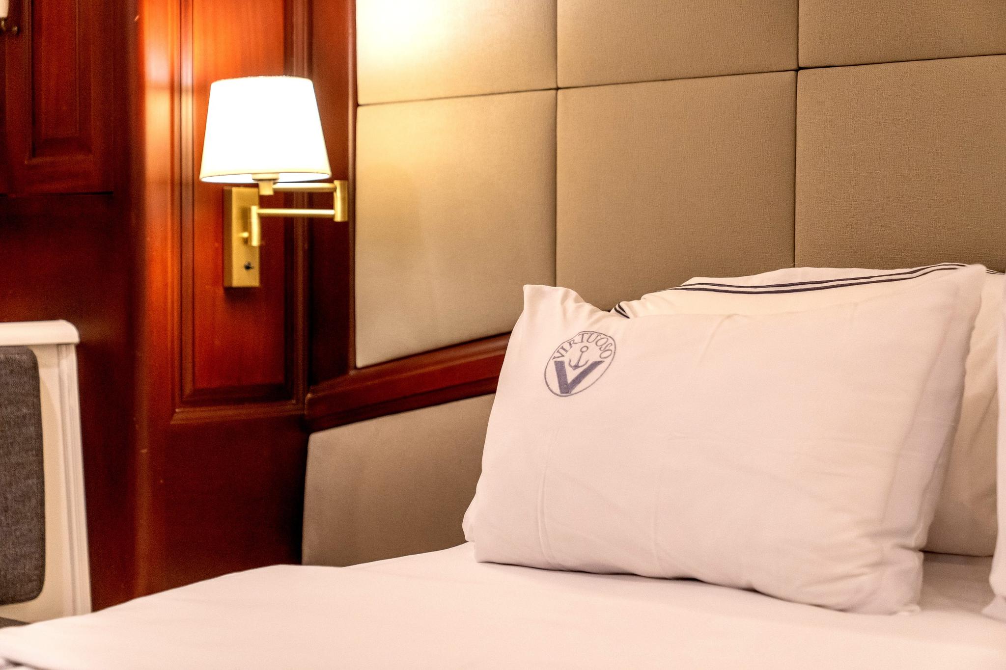 Virtuoso gulet accommodation interior cabin in Greece