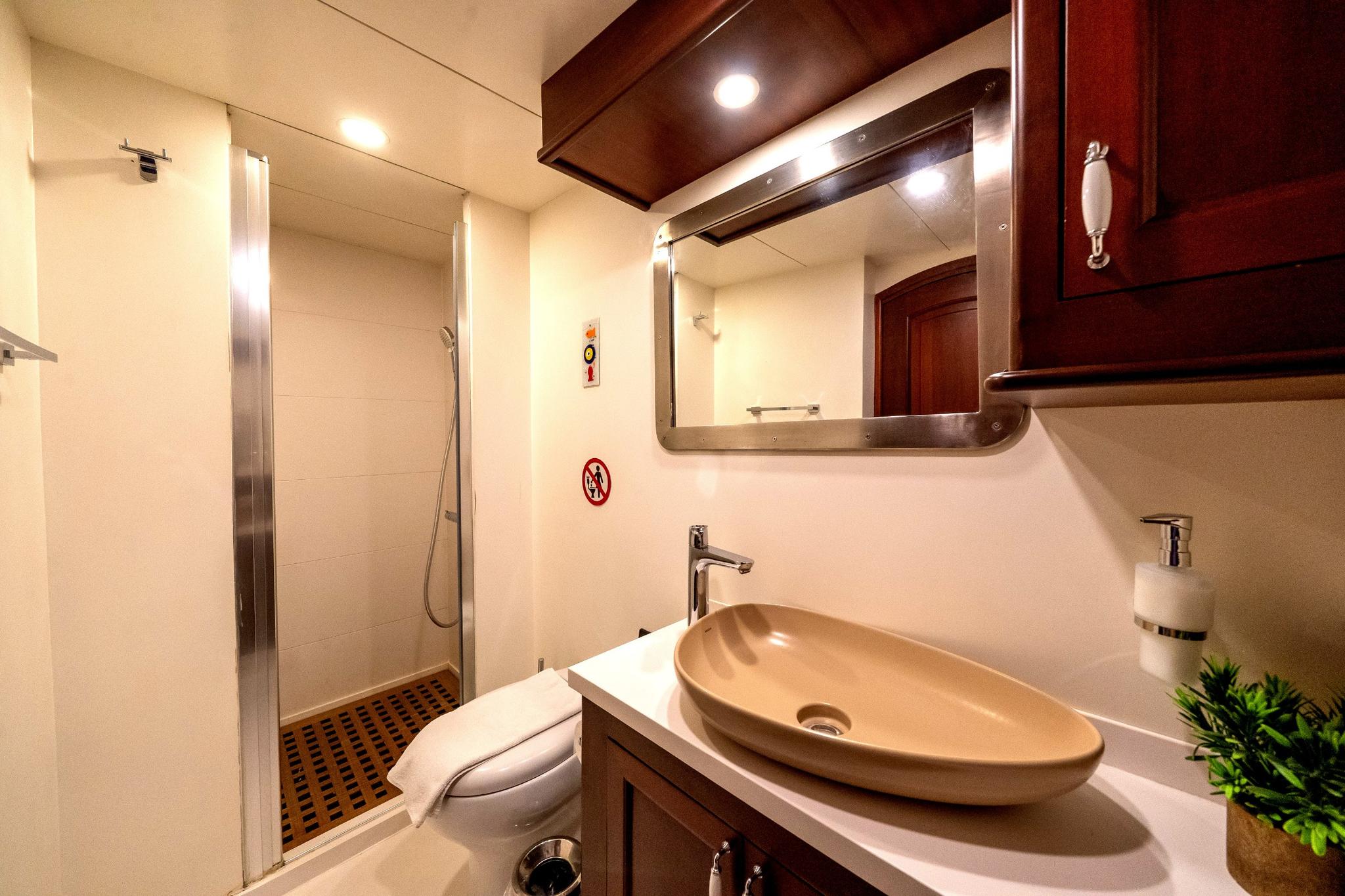 Virtuoso gulet accommodation interior cabin in Greece