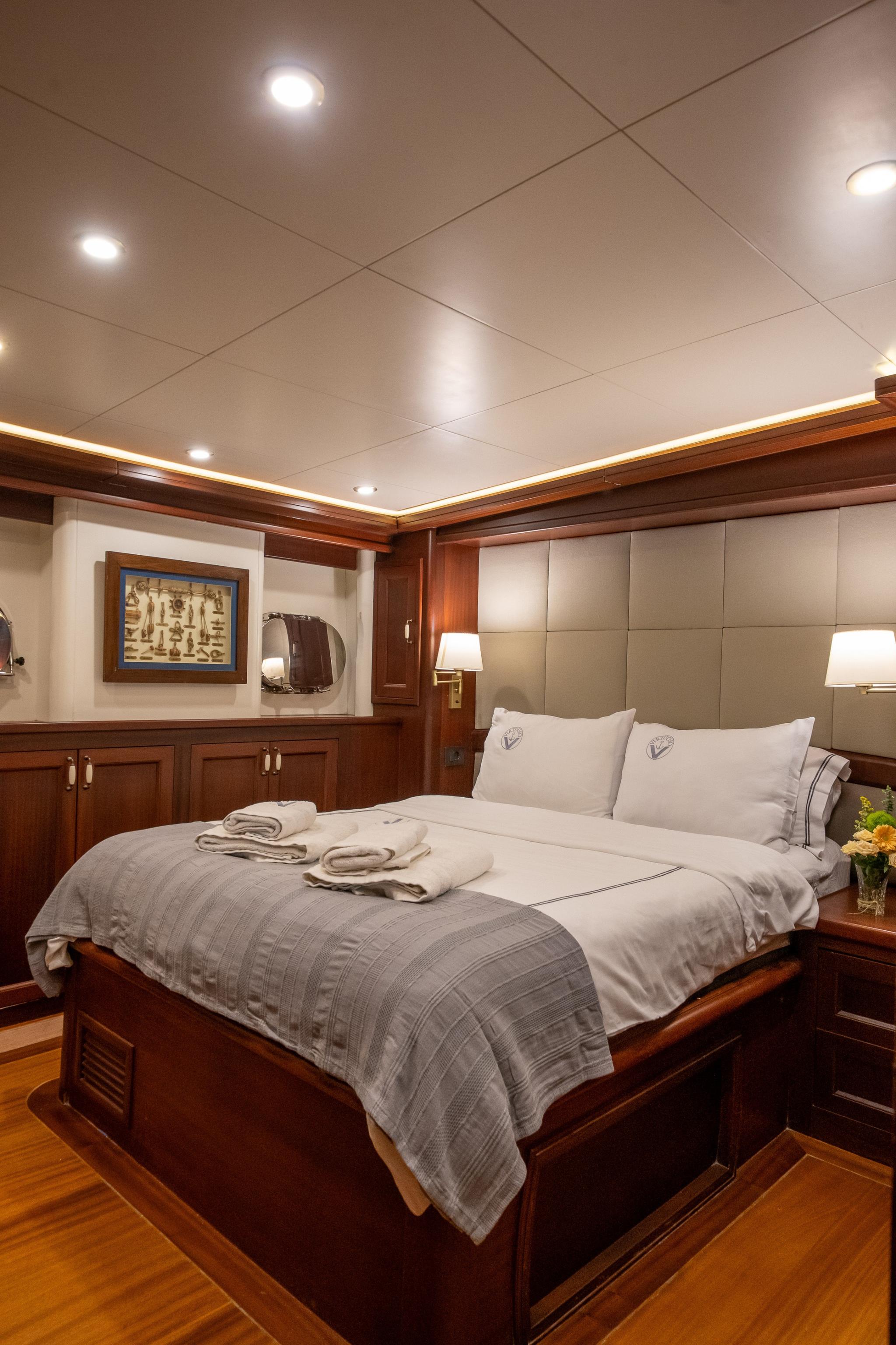 Virtuoso gulet accommodation interior cabin in Greece