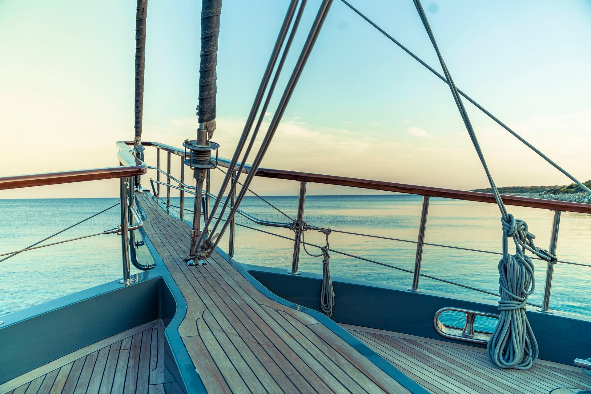 Virtuoso gulet amenities exterior deck in Greece