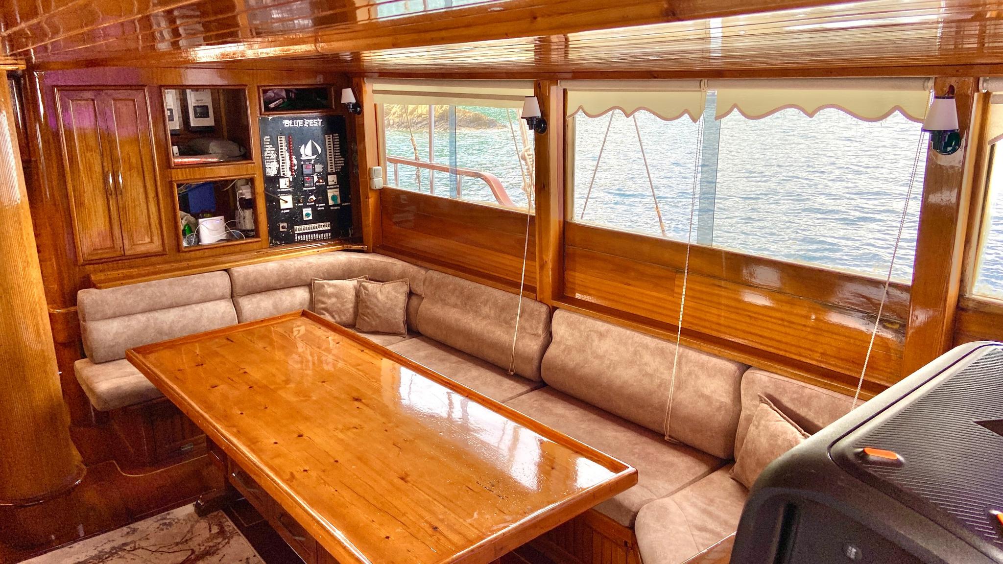 Bluefest gulet amenities interior cabin in Türkiye
