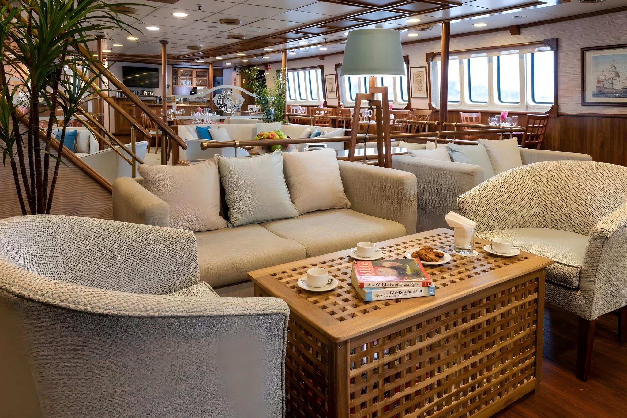 Panorama gulet amenities exterior deck in Greece