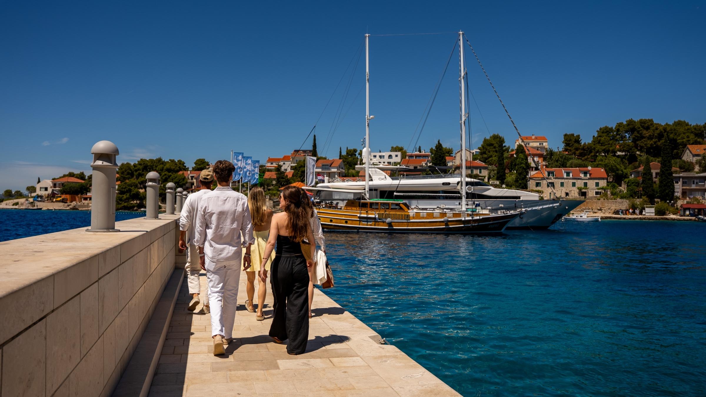 Andeo gulet amenities exterior deck in Croatia