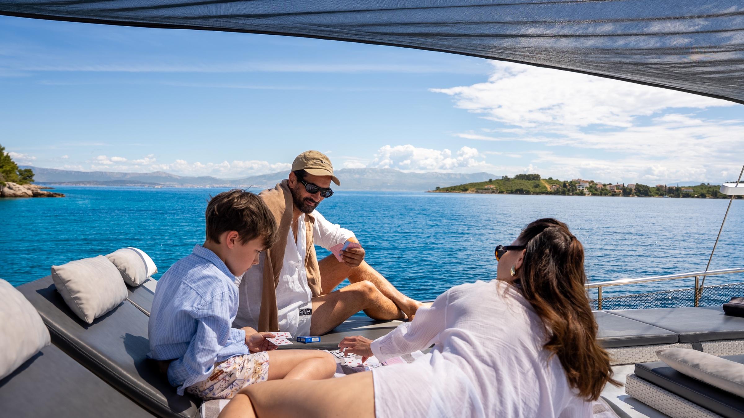 Andeo gulet lifestyle dining in Croatia