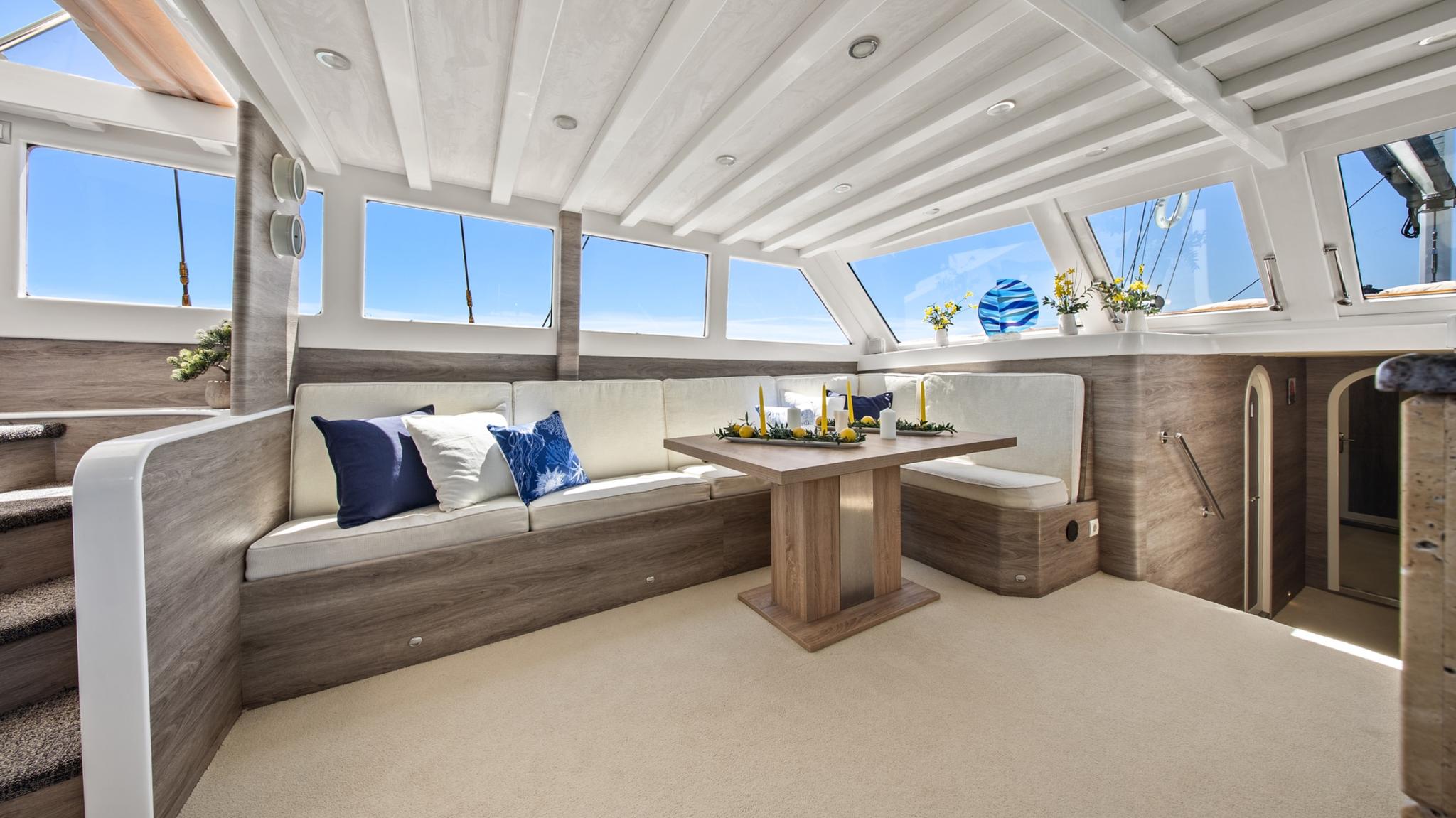 Anđeo gulet interior cabin in Croatia