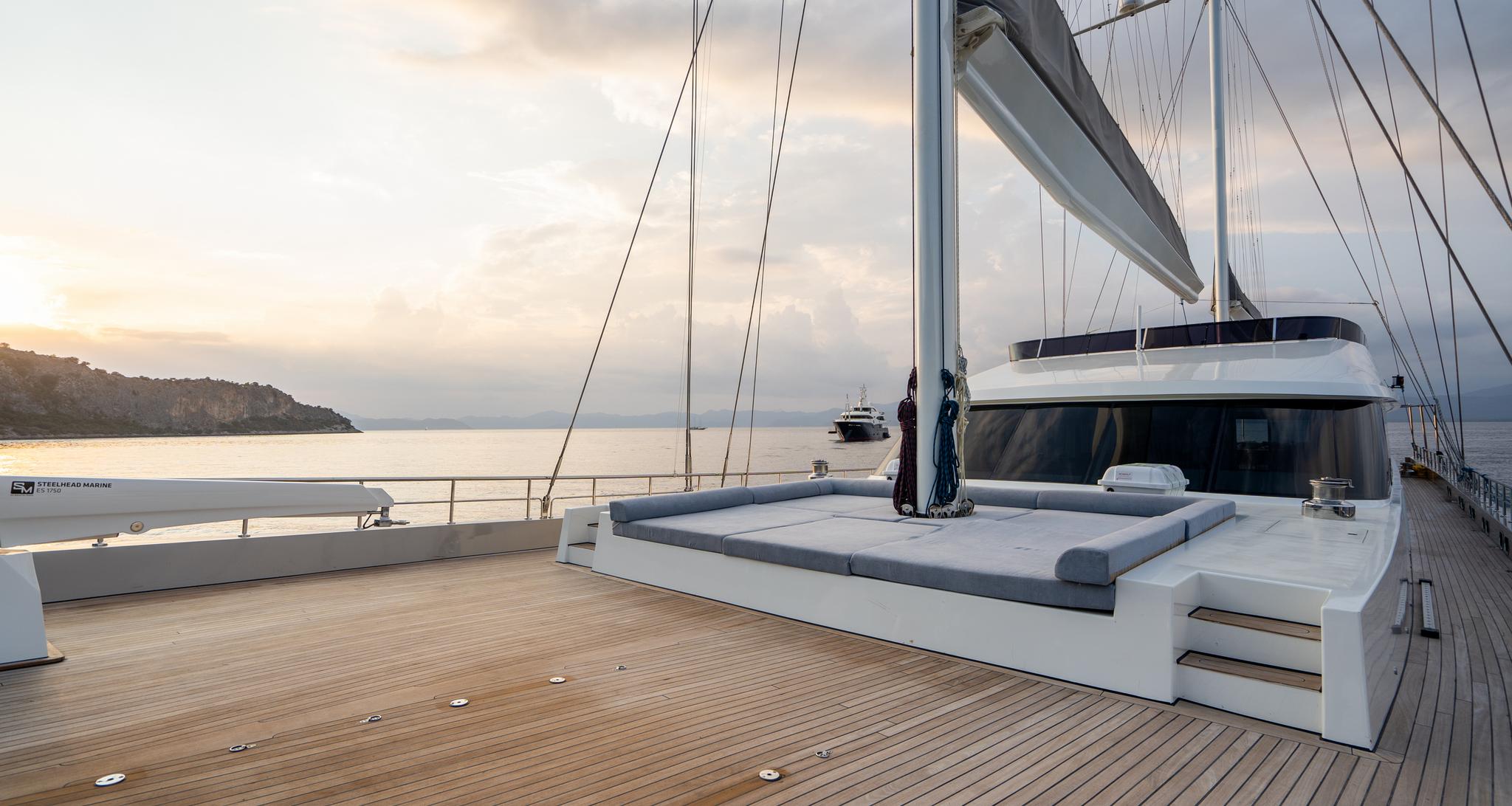 De Love gulet amenities exterior deck in Türkiye