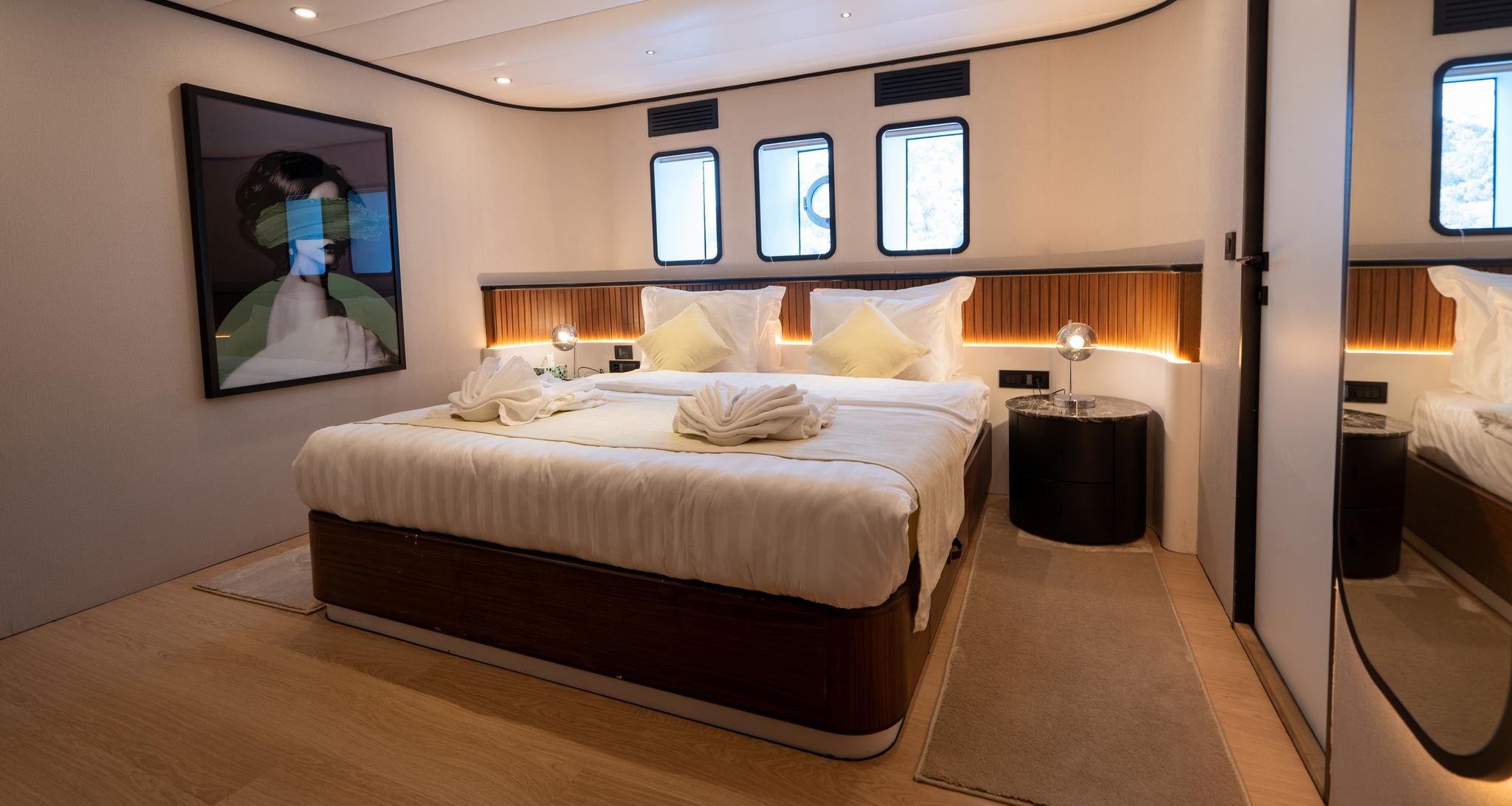 De Love gulet accommodation interior cabin in Türkiye