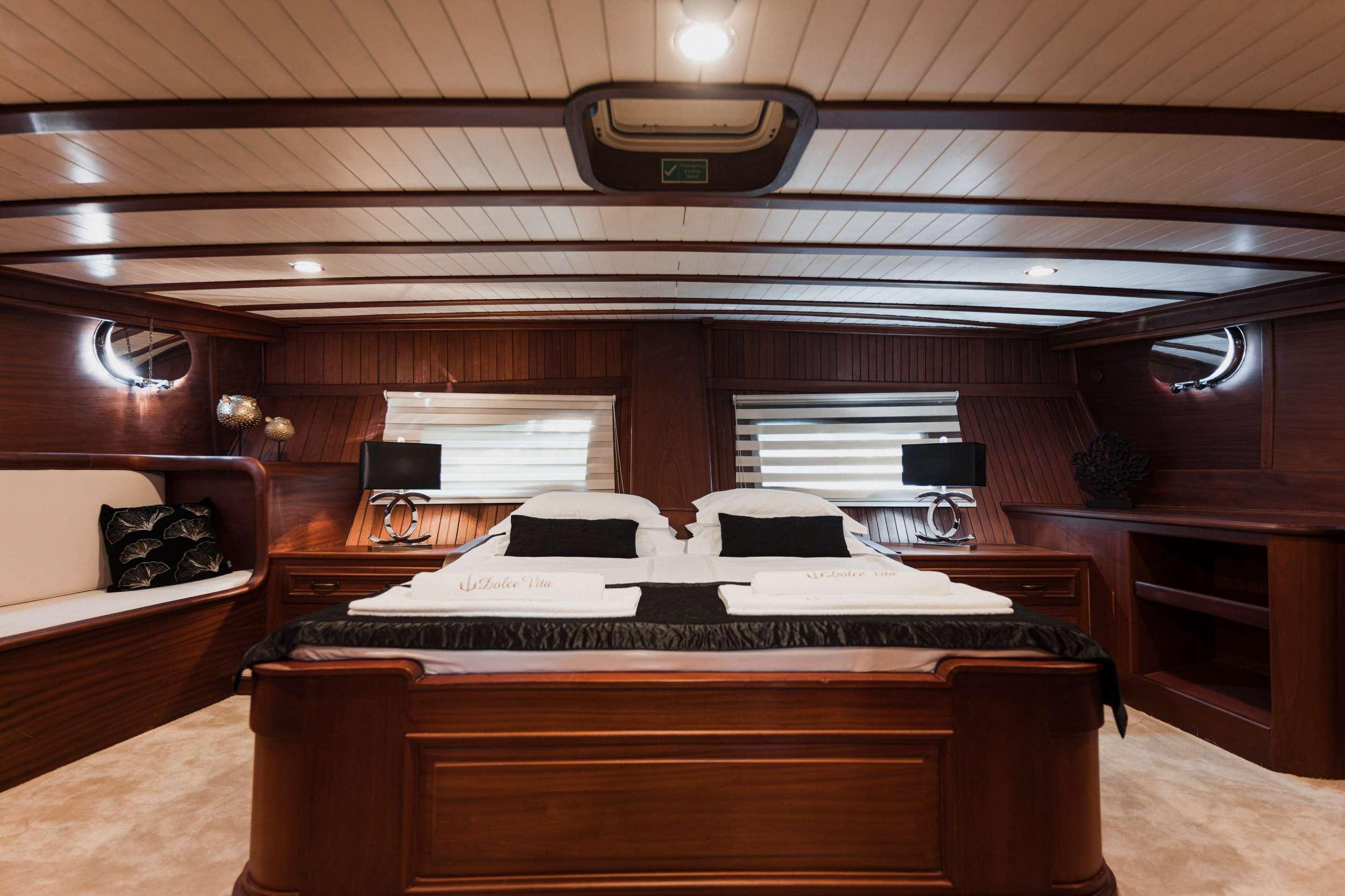 Dolce Vita gulet accommodation interior cabin in Croatia