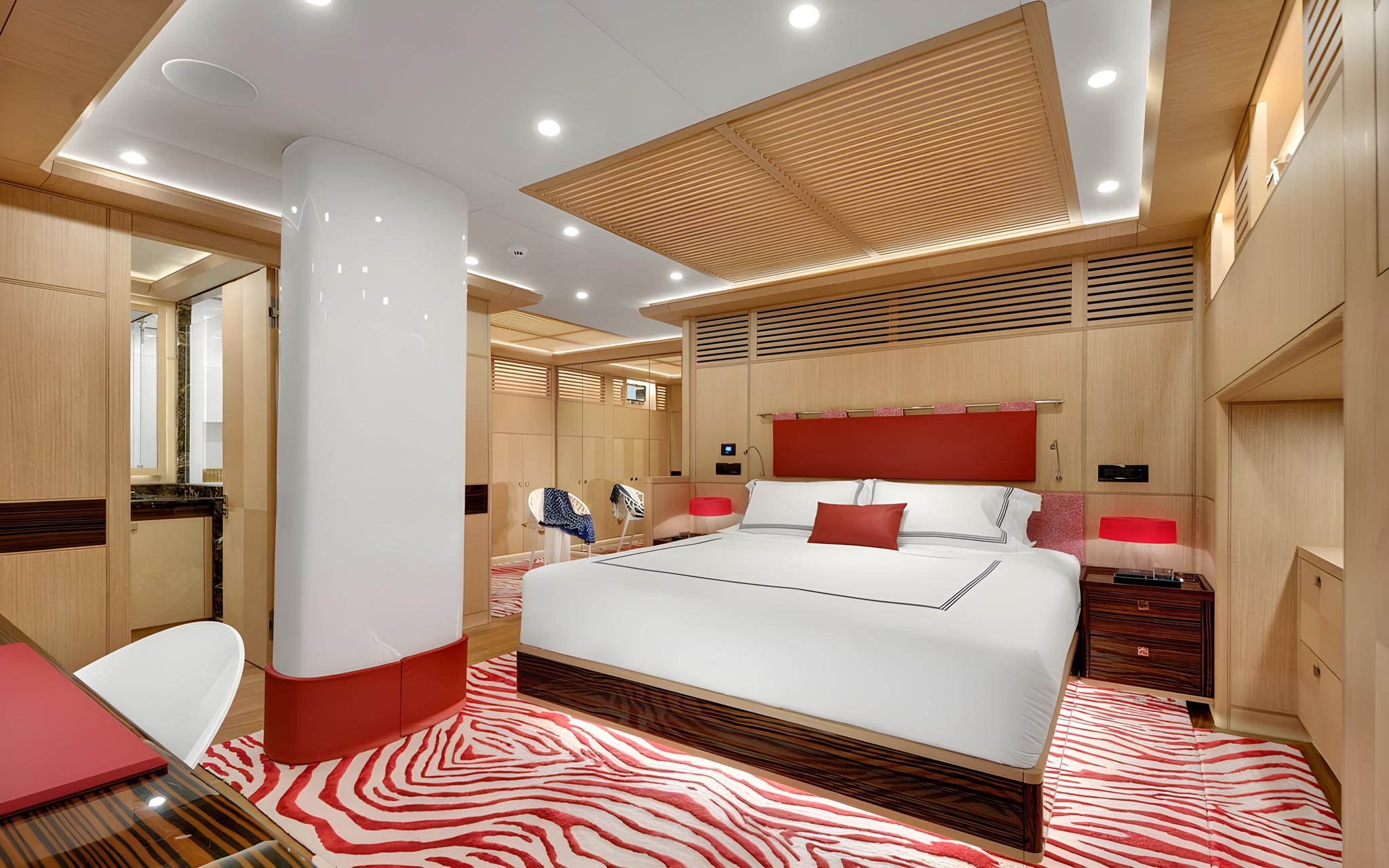 THAT'S AMORE gulet accommodation interior cabin in Greece