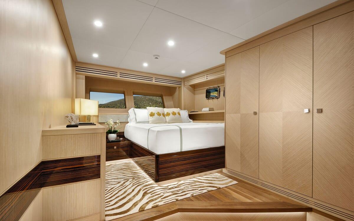 THAT'S AMORE gulet accommodation interior cabin in Greece