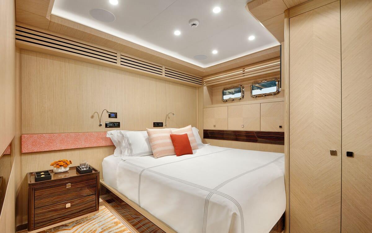 THAT'S AMORE gulet accommodation interior cabin in Greece