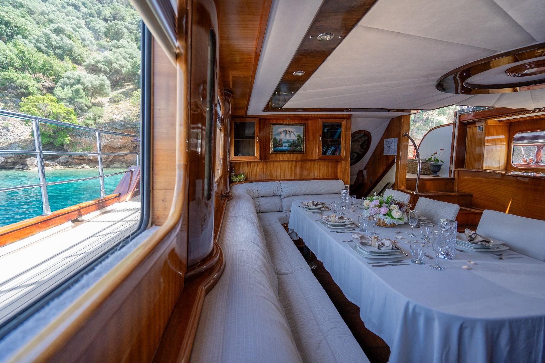 Berrak Su gulet amenities interior cabin in Türkiye