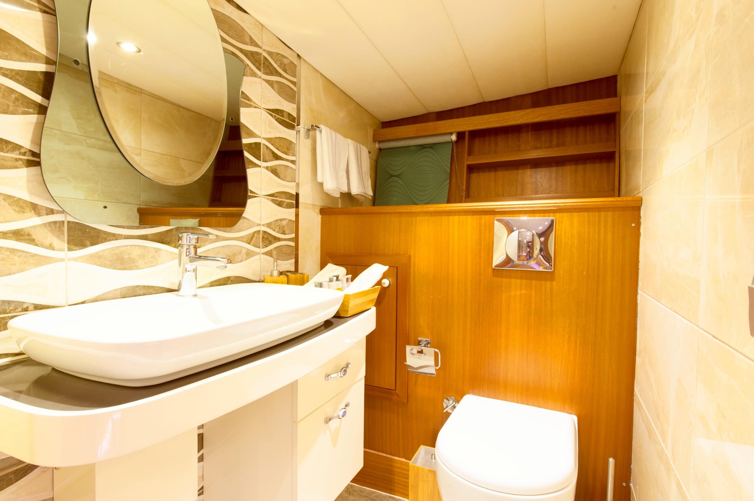Berrak Su gulet accommodation interior cabin in Türkiye