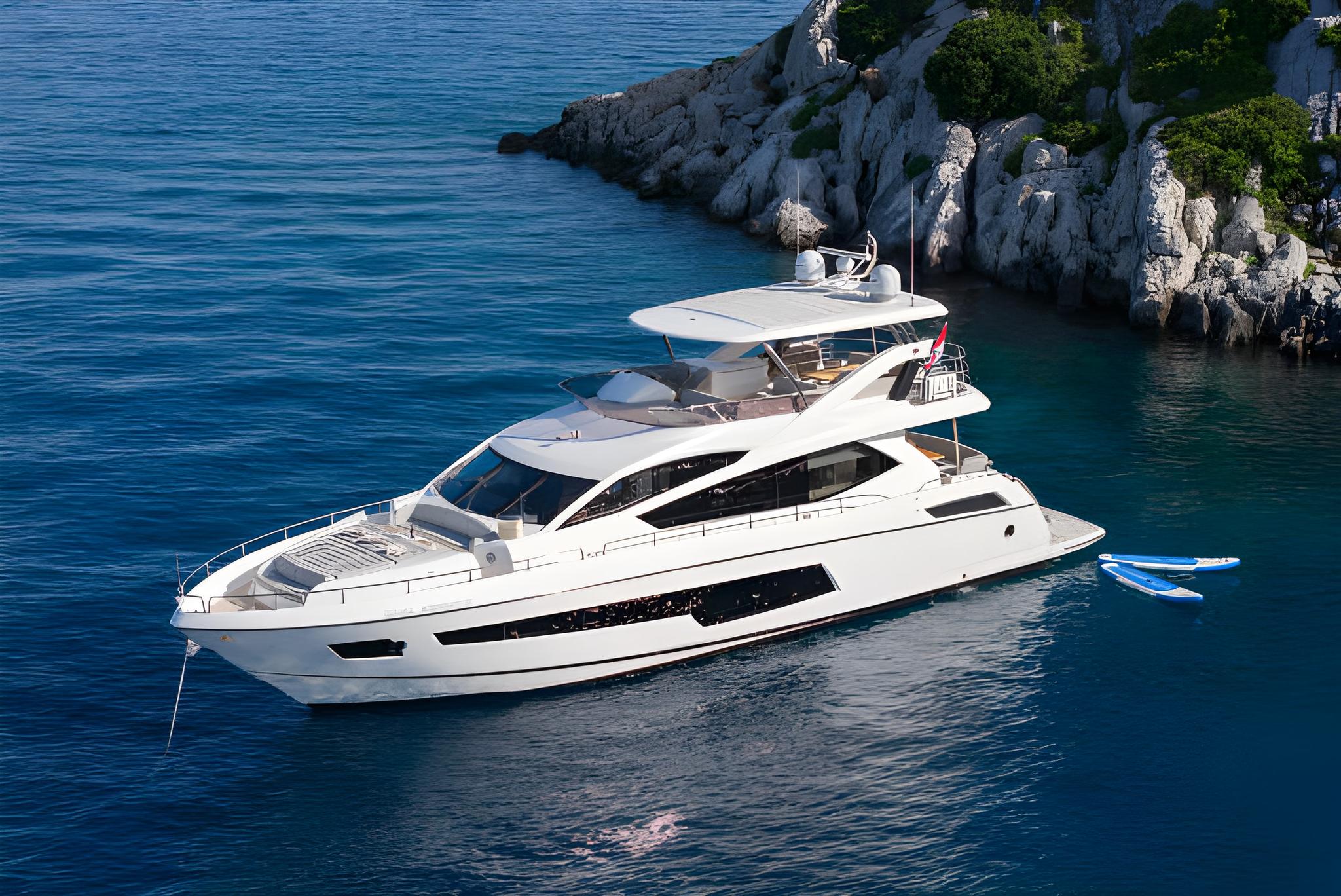 Opal Adriatic gulet amenities exterior deck in Croatia