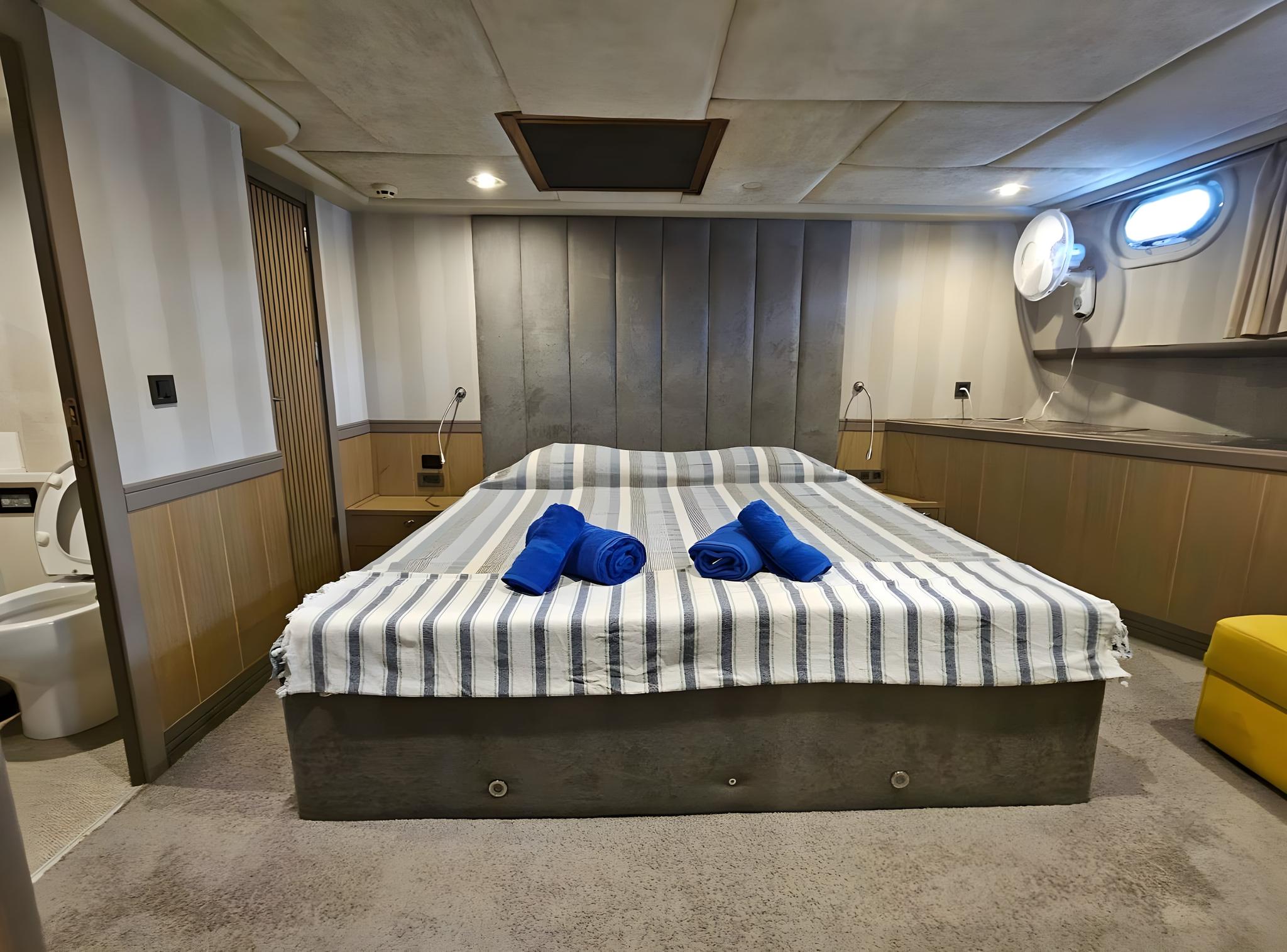 Dream A gulet accommodation interior cabin in Italy