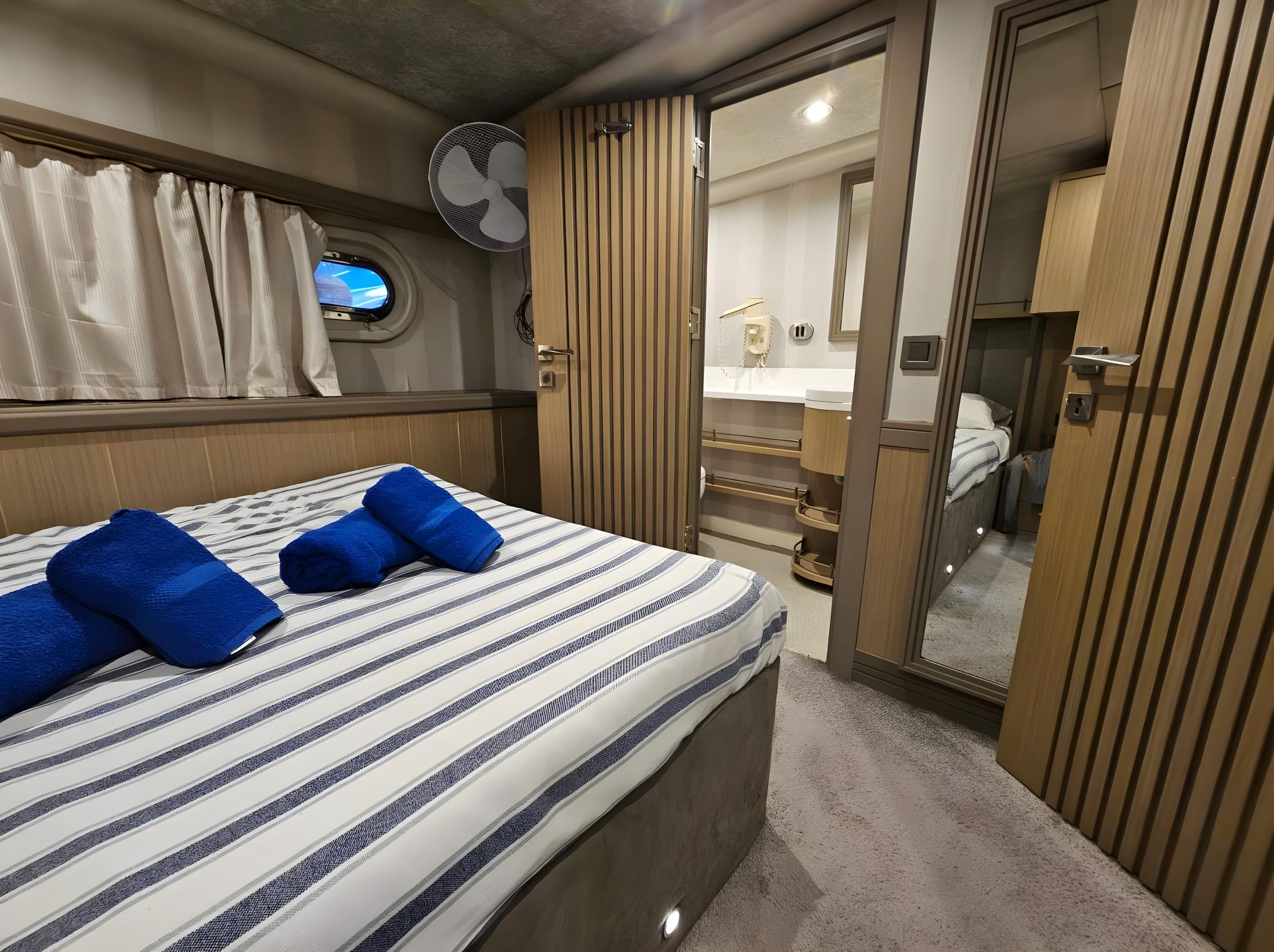 Dream A gulet accommodation interior cabin in Italy