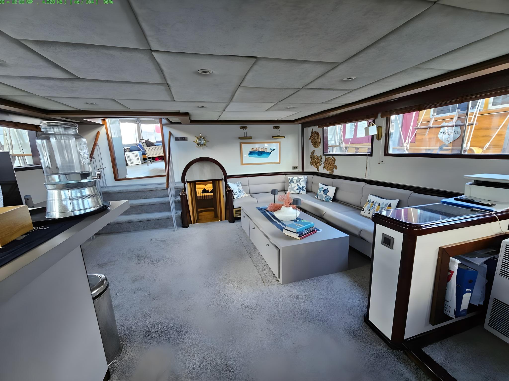 Dream A gulet amenities exterior deck in Italy