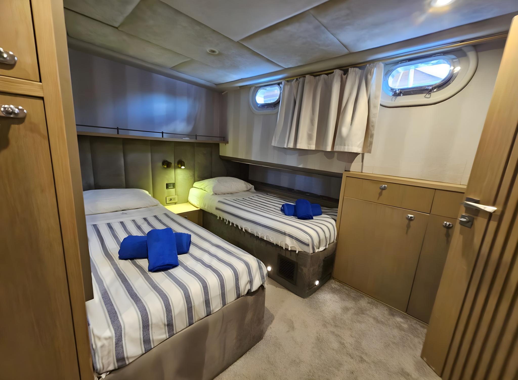 Dream A gulet accommodation interior cabin in Italy