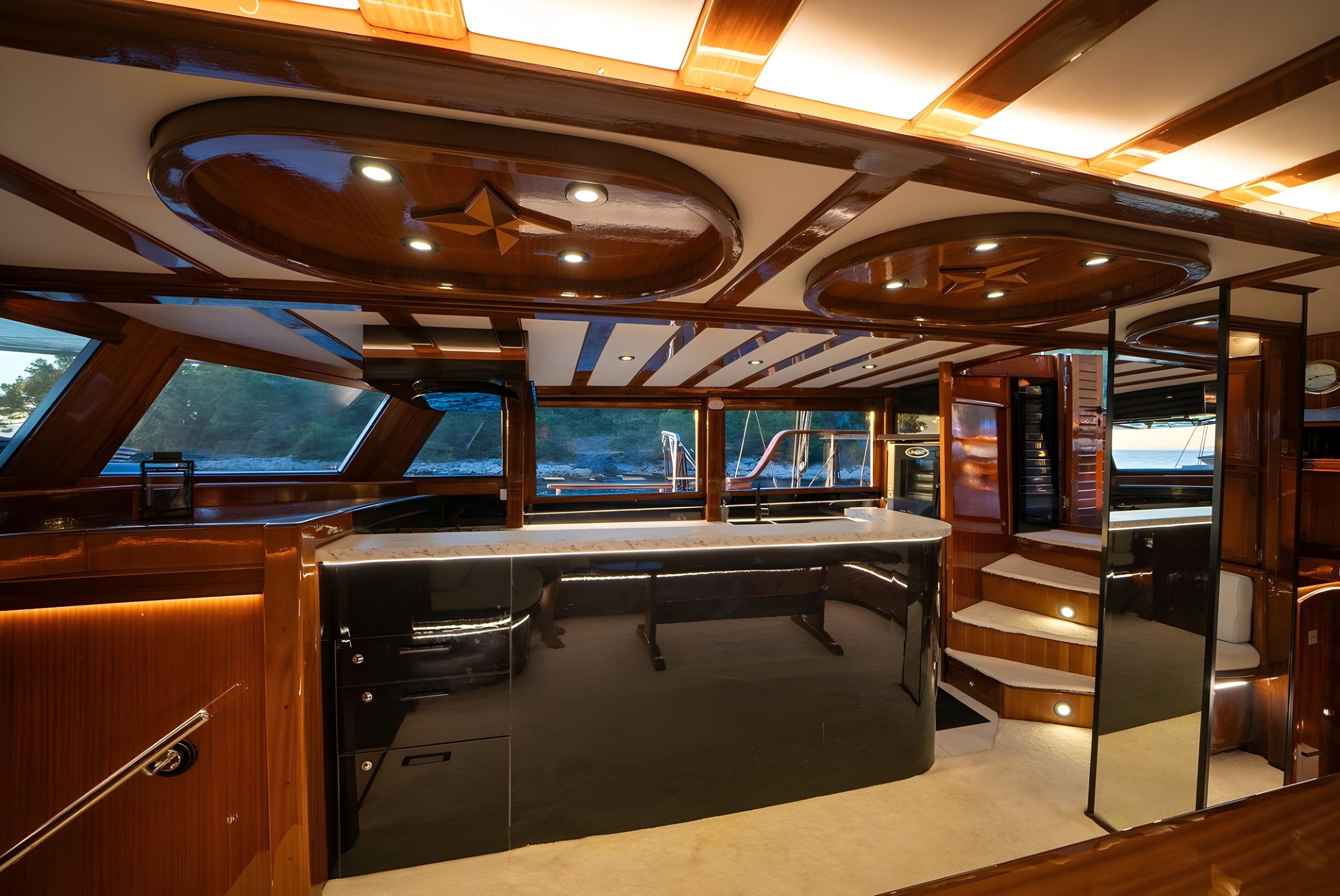 ALLURE gulet amenities exterior deck in Croatia