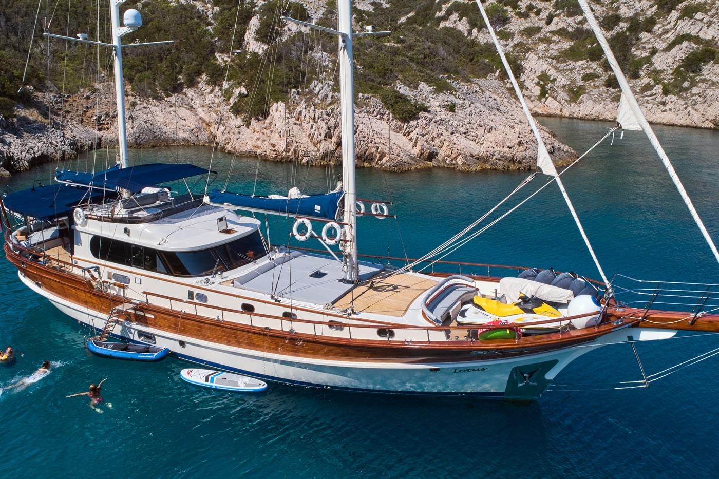 Lotus gulet amenities interior cabin in Croatia