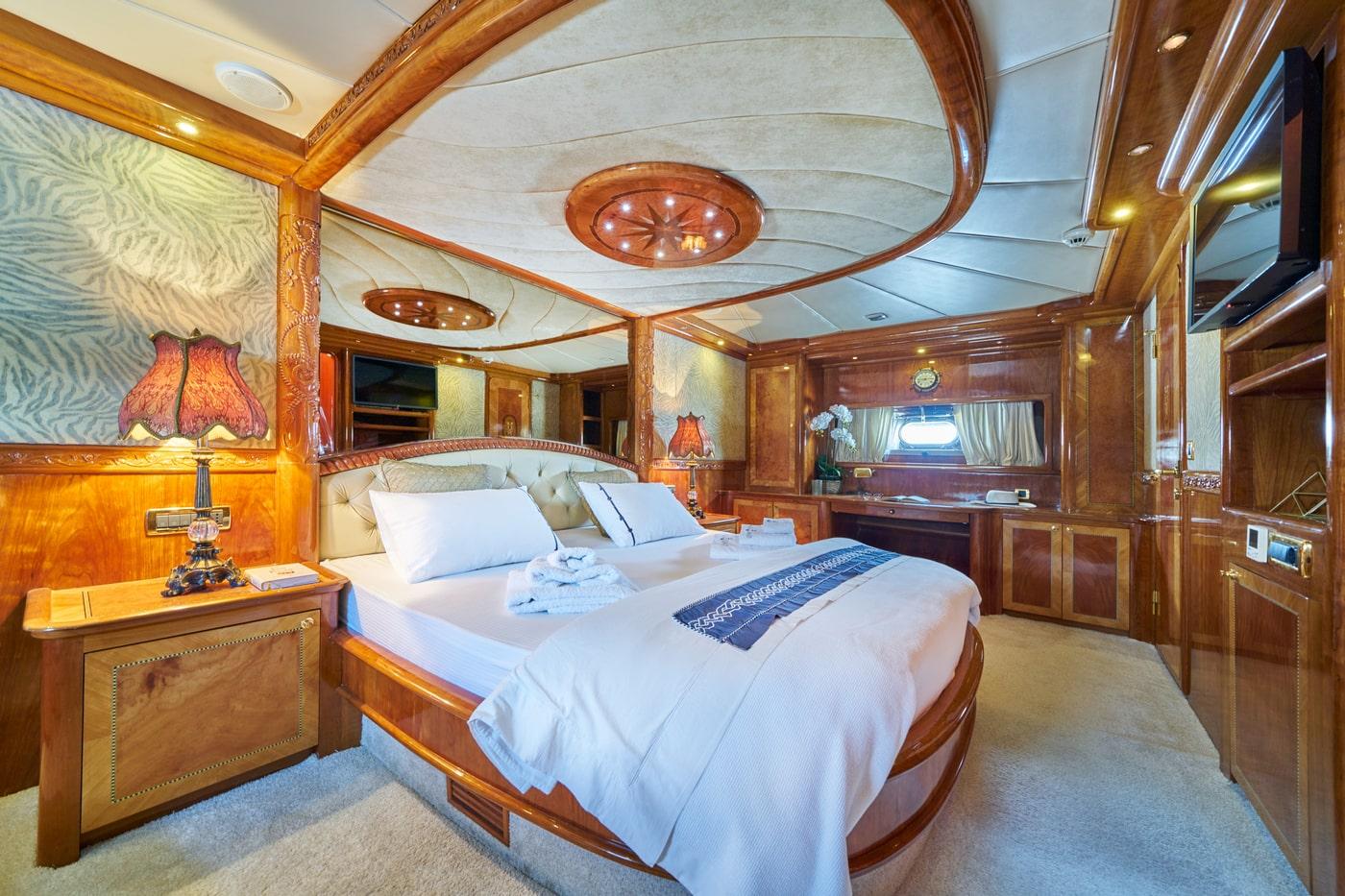 Lotus gulet accommodation interior cabin in Croatia