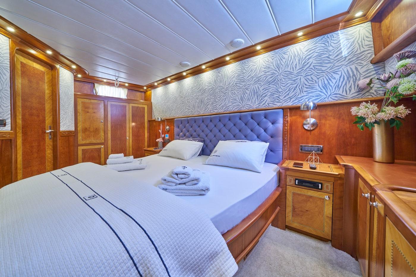 Lotus gulet accommodation interior cabin in Croatia