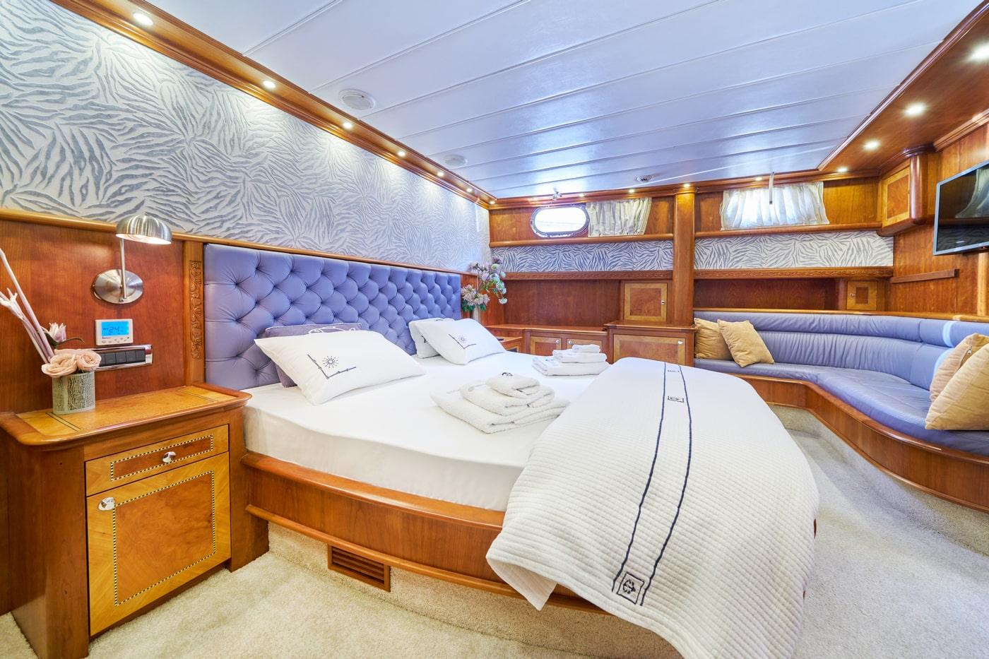 Lotus gulet accommodation interior cabin in Croatia