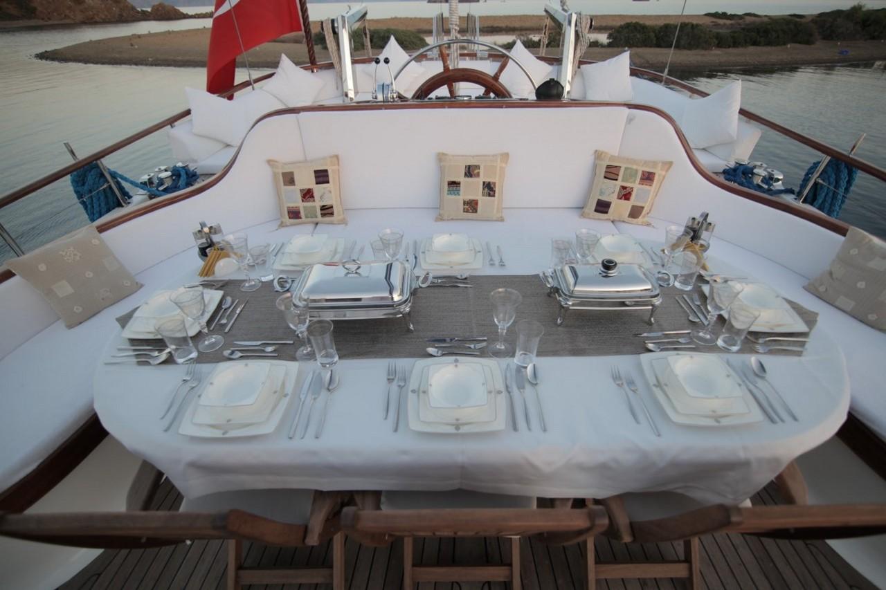 Ece Berrak gulet amenities exterior deck in Türkiye